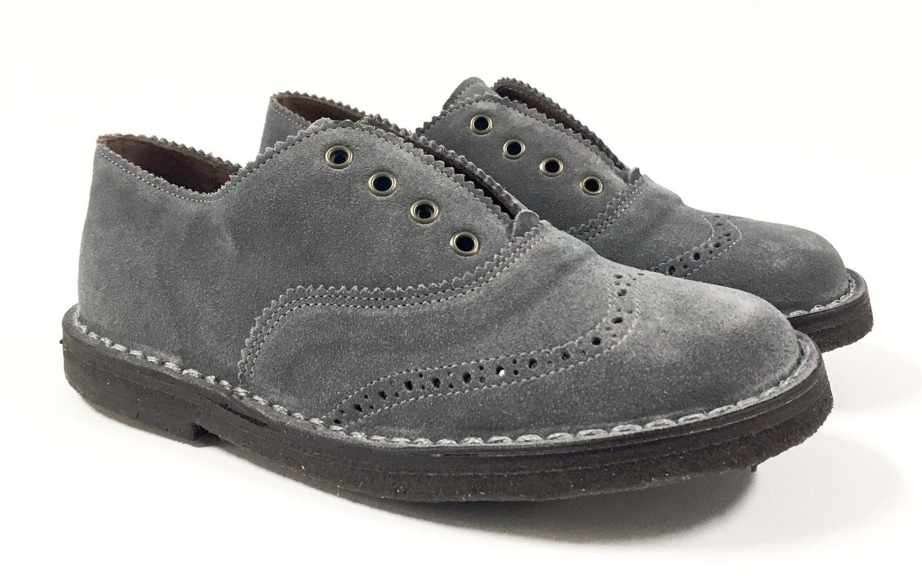 Premium PePe Gray Suede Dress Shoes for Men - Comfortable Formal Business & Wedding Oxfords - Perfect for Office, Parties & Special Occasions