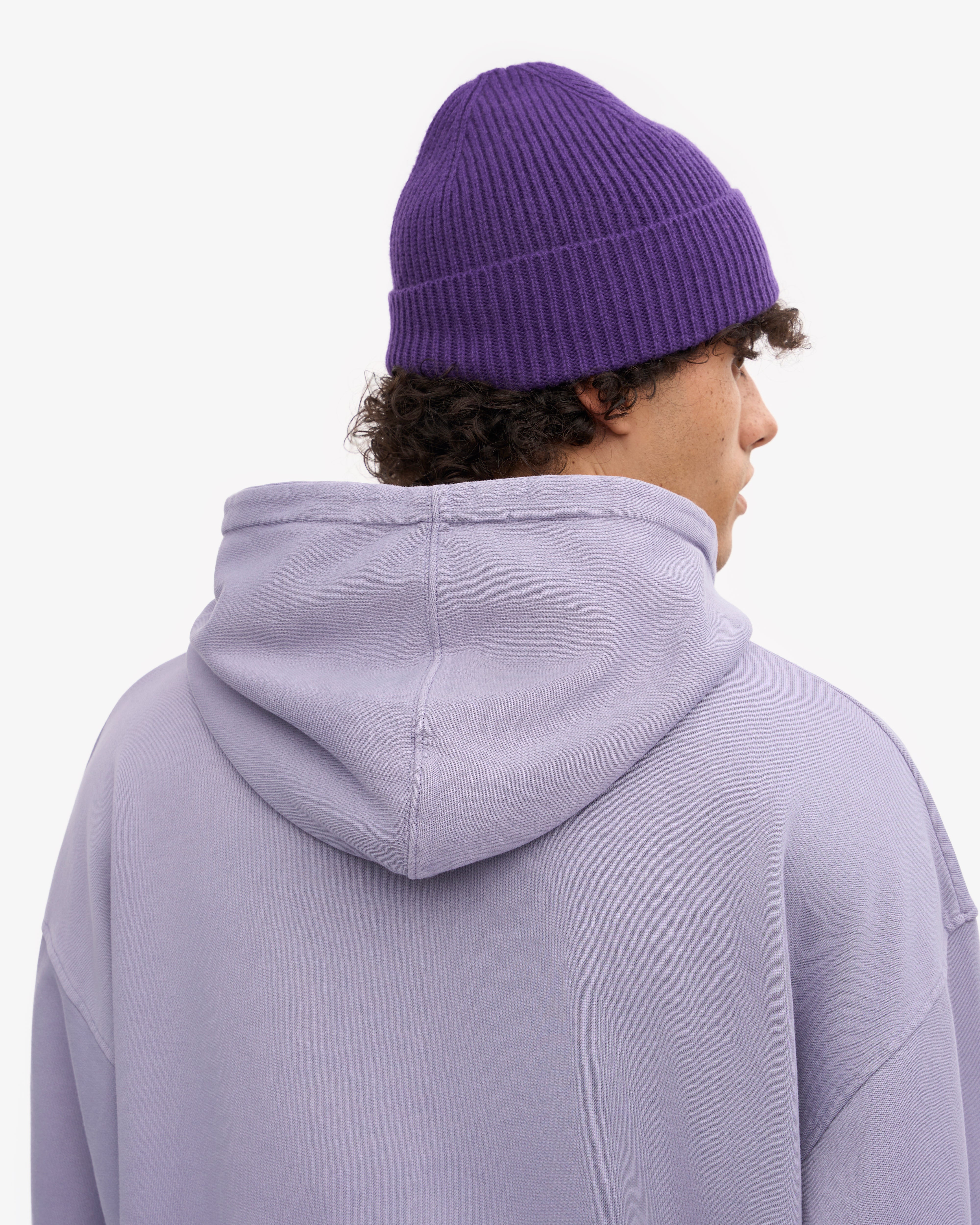 Premium Merino Wool Beanie Hat for Men & Women - Ultra Violet Winter Beanie - Soft Warm Knit Hat for Skiing, Hiking & Outdoor Activities
