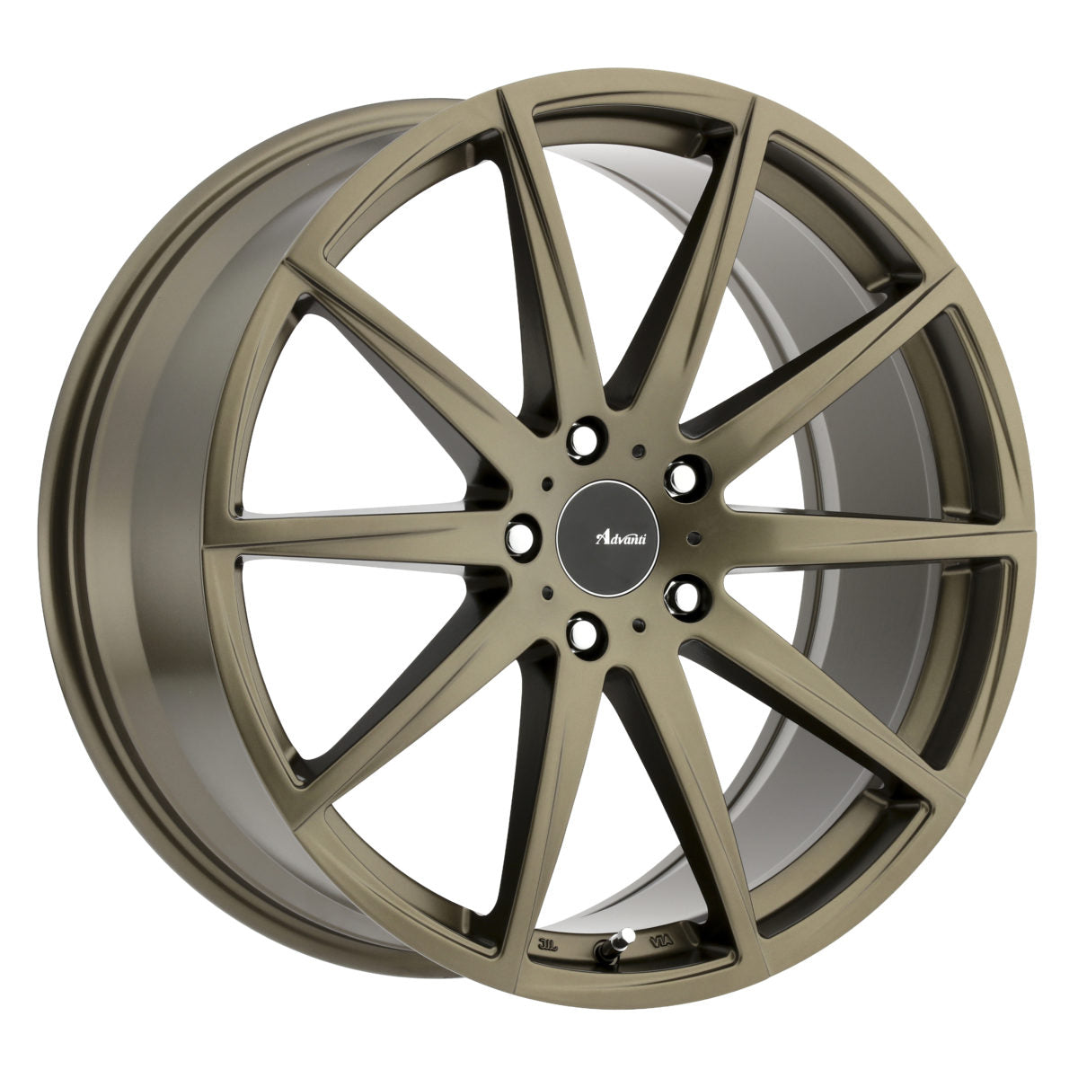 Advanti Dieci Bronze 18x9 +45 5x100mm 73.1mm Hubcentric Alloy Wheels - Perfect for Honda Civic, Subaru WRX & Toyota 86 Performance Upgrades