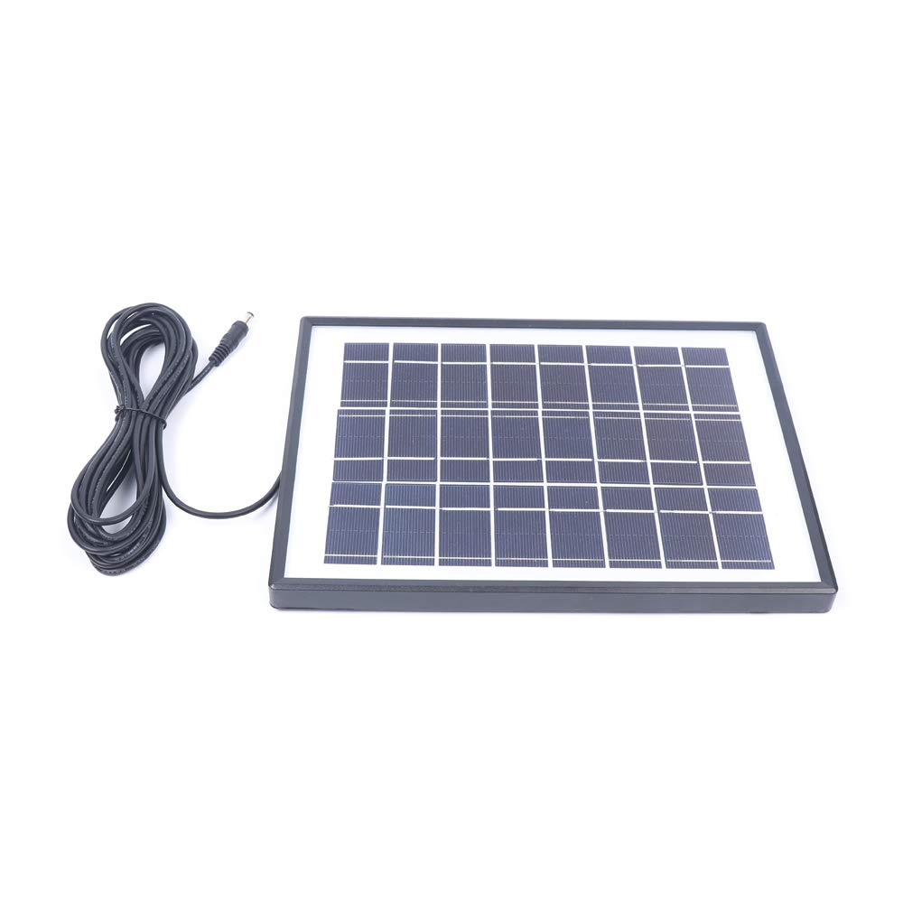 DYRABREST Portable Solar Generator Kit with Solar Panel, Fan & 3x1W 12V LED Bulbs - Perfect for Camping, Emergency Power & Off-Grid Lighting