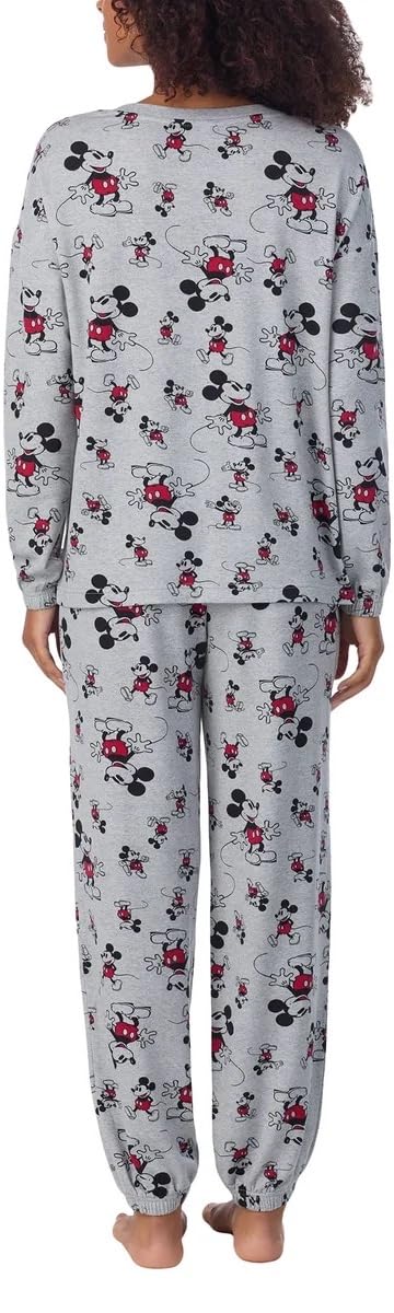 Disney Women's 2-Piece Cozy Pajama Set - Soft Sleepwear for Women & Girls - Perfect for Bedtime, Lounging & Movie Nights