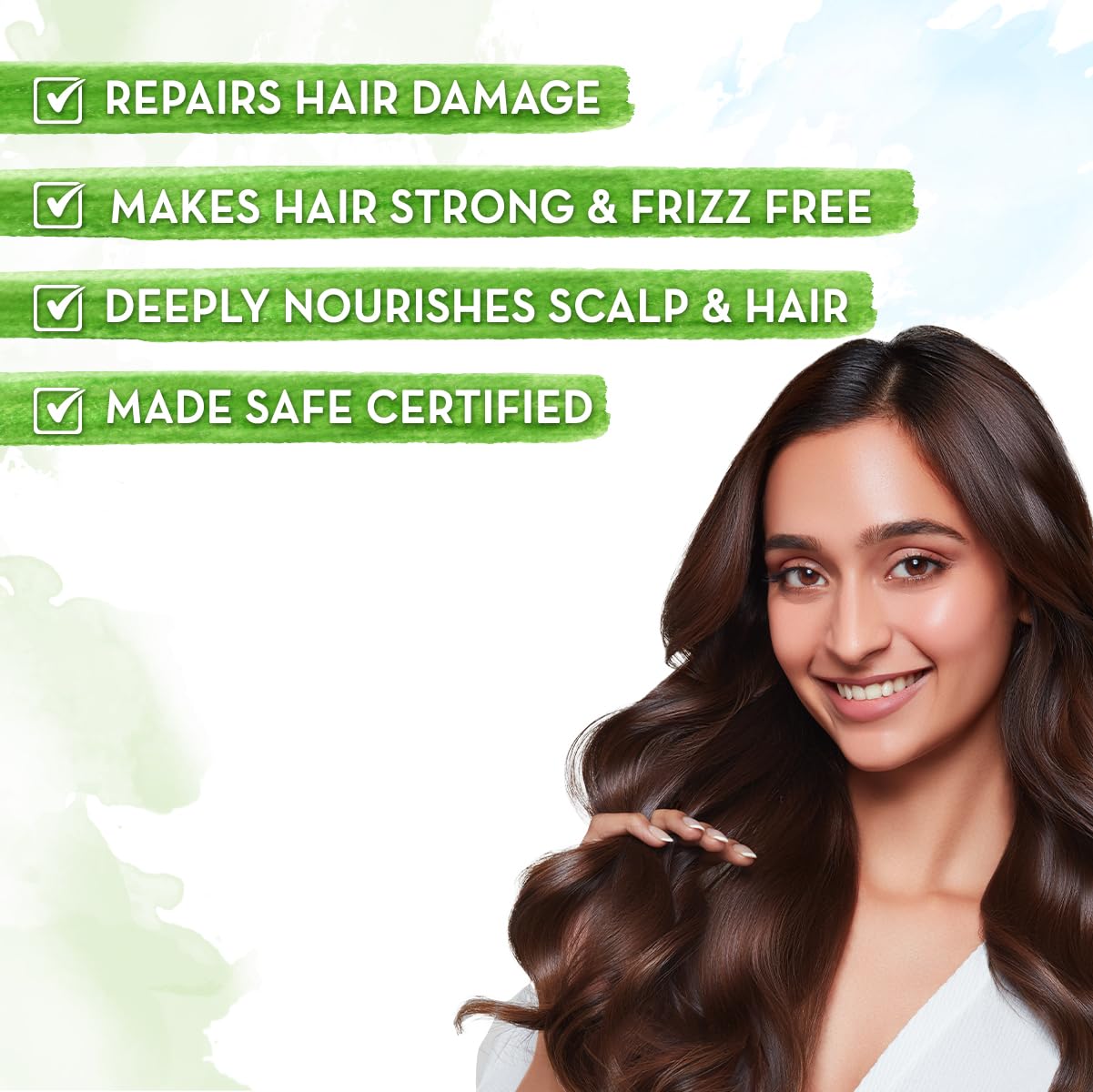Mamaearth Hibiscus & Curry Leaves Hair Oil for Damage Repair - Strengthens & Nourishes Hair | Smooths Dry, Rough & Frizz-Free Hair | All Hair Types | 150ml | Perfect for Daily Hair Care & Deep Conditioning Treatments