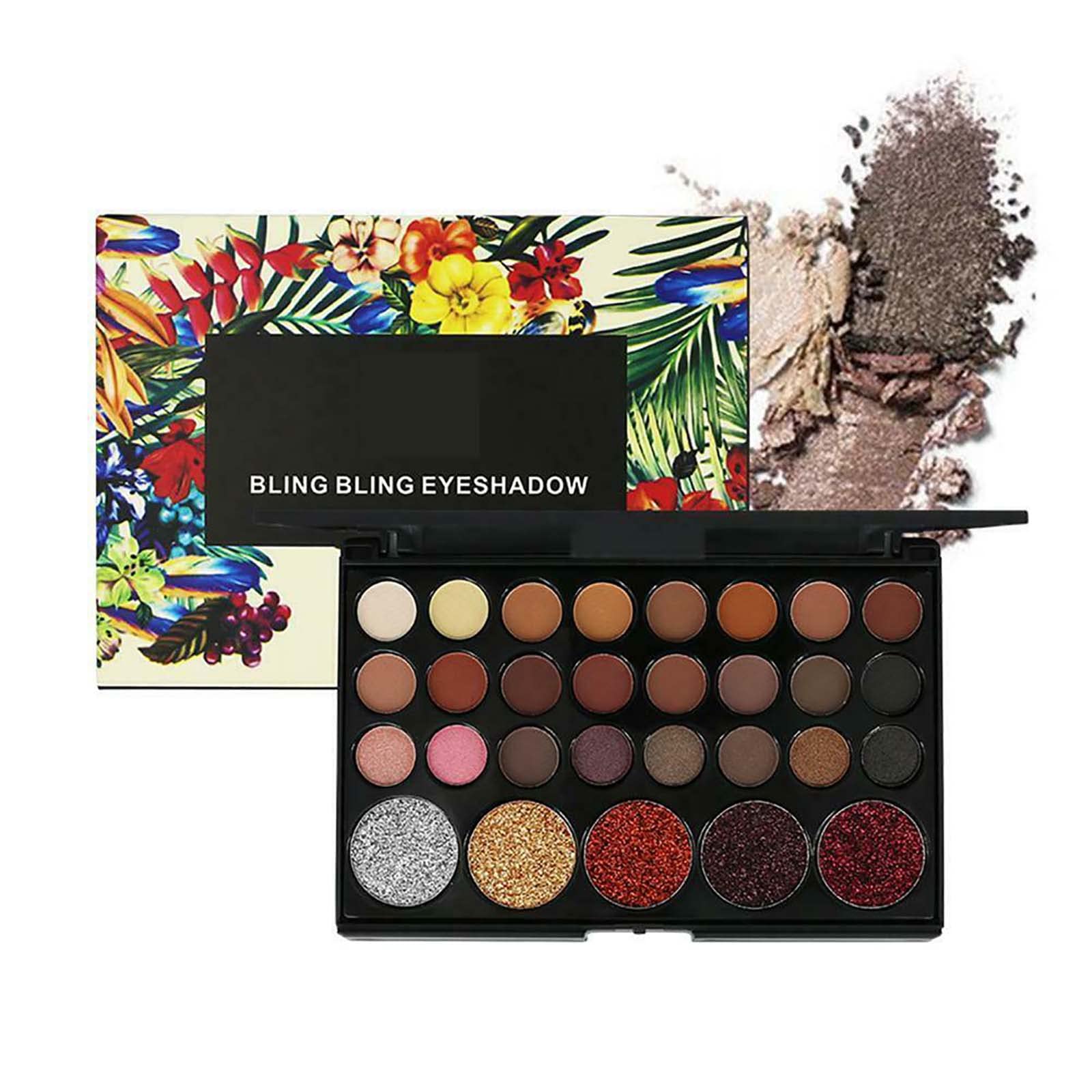 29-Color Eyeshadow Palette - Matte & Glitter, Long Lasting for Party & Daily Makeup