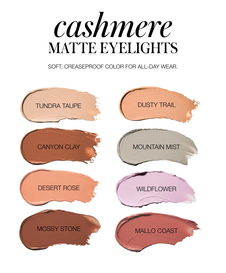 Luxury Cashmere Matte Eyeshadow Palette - Long Lasting & Highly Pigmented for Day & Night Makeup Looks | Perfect for Parties, Weddings & Special Occasions