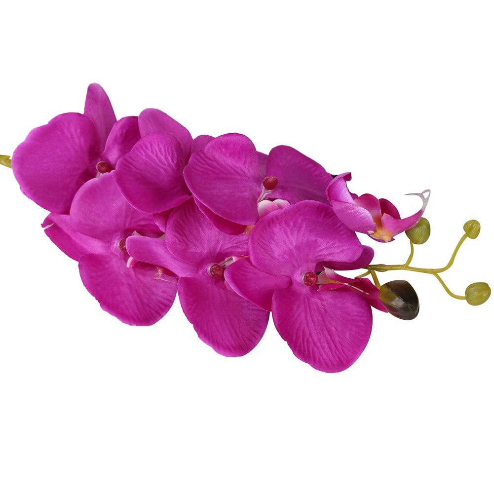 Lucare 1Pc Artificial Butterfly Orchid Flower - Elegant DIY Wedding Party Decor, Home Desktop Decoration, Realistic Silk Floral Arrangement for Centerpieces, Tables, and Furniture Styling