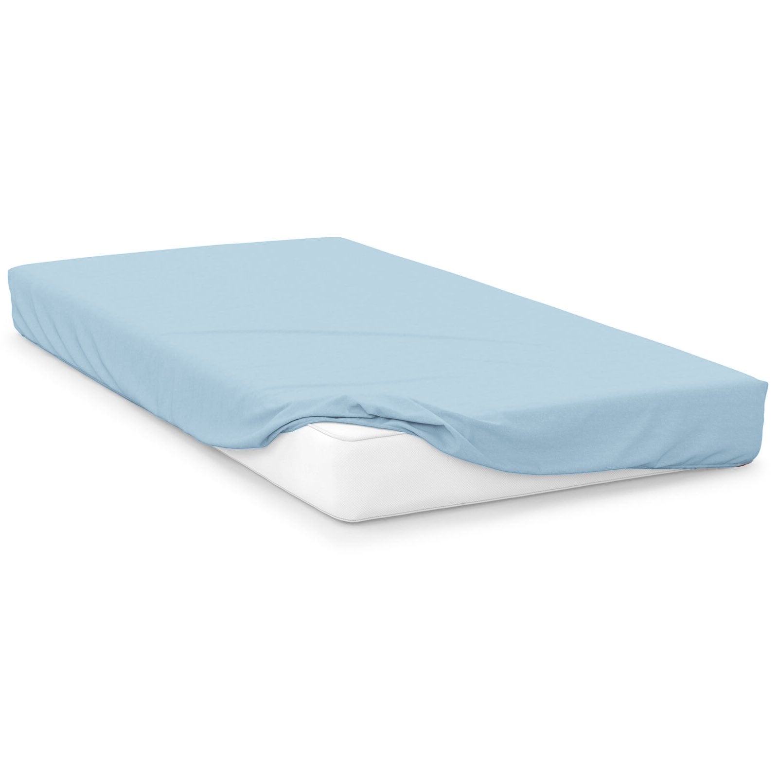 Premium Riggs Flannelette Brushed Cotton Sheet Set - Soft & Breathable Blue Bedding for Cozy Winter Nights - Perfect for Master Bedroom, Guest Room & Dorm