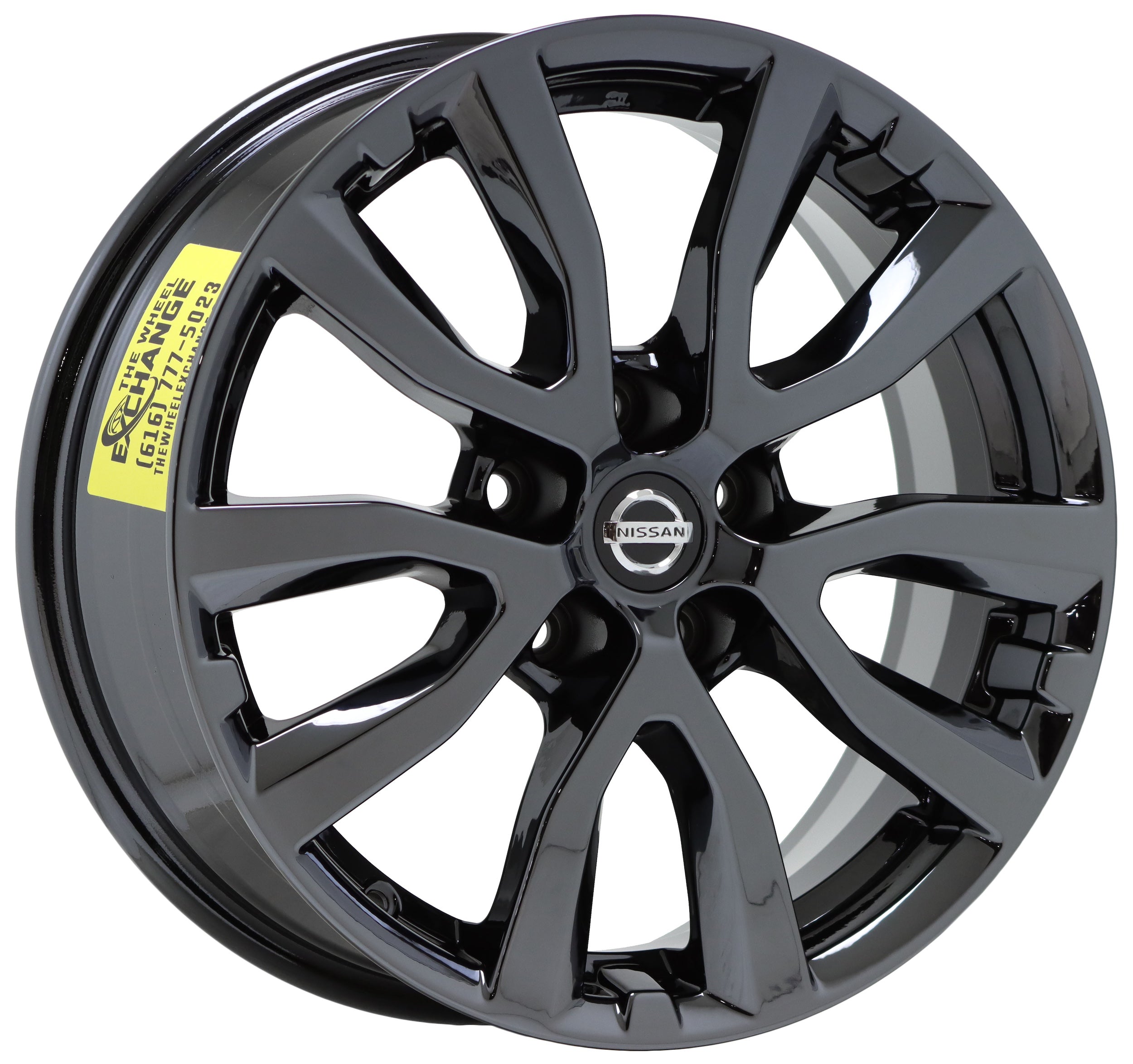 17 Nissan Rogue SV Black Chrome OEM Factory Wheels Rims Set of 4 62746 - Perfect for Off-Roading, Street Driving & Car Customization