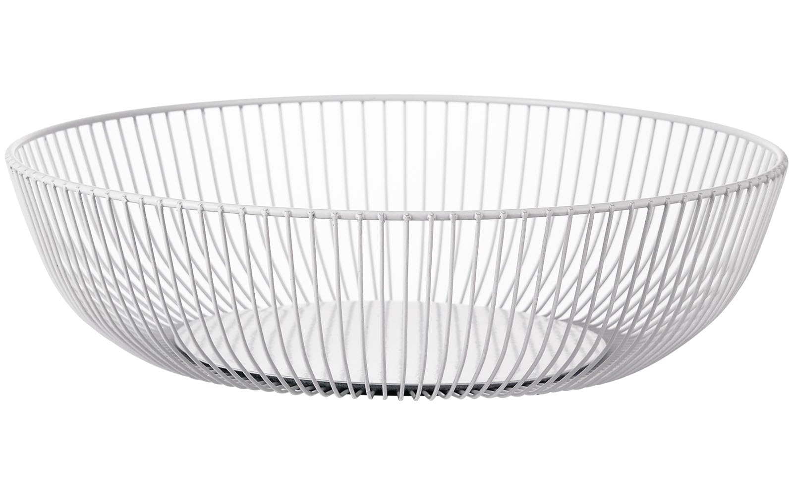 Stainless Steel Wire Fruit Basket - Rustproof Metal Fruit Bowl with Stand for Kitchen Countertop - Perfect for Displaying Apples, Oranges & Bananas in Home or Office