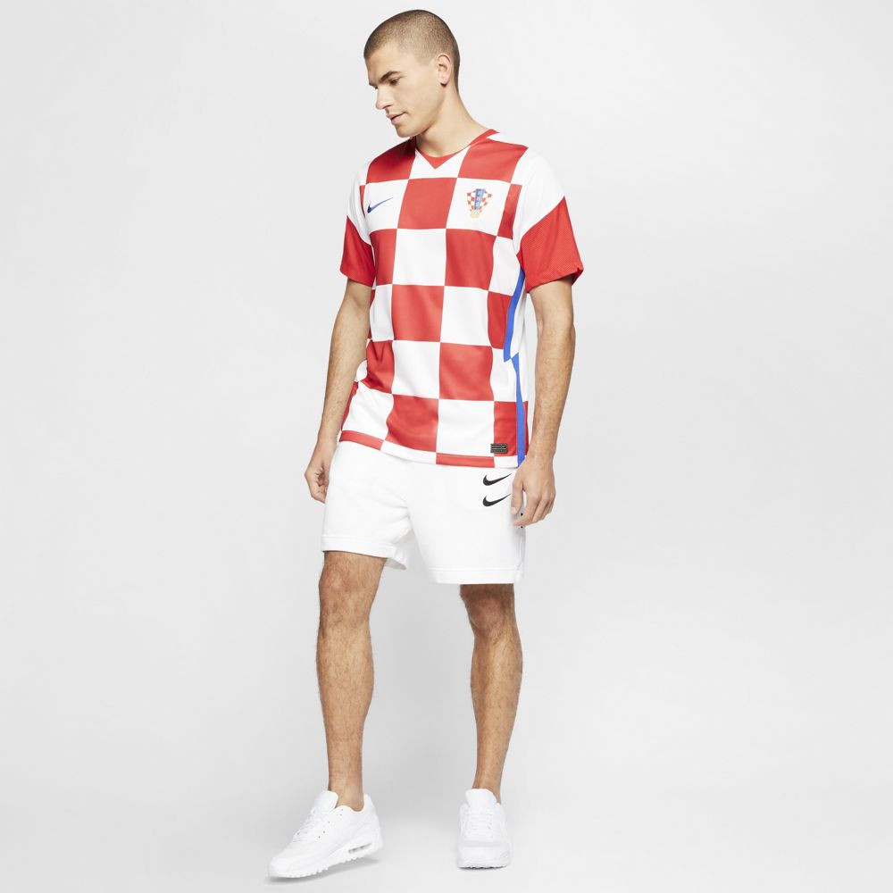 Nike Croatia 2020 Stadium Home Men's Soccer Jersey - Authentic Football Shirt for Fans & Players - Perfect for Matches, Training & Casual Wear