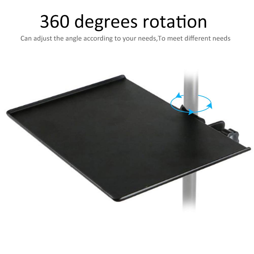 Premium Alloy Black Metal Sound Card Tray - Multi-Functional Audio Interface Organizer for Live Streaming, Stage Control Rooms & Studio Broadcasting (Durable & Stylish)