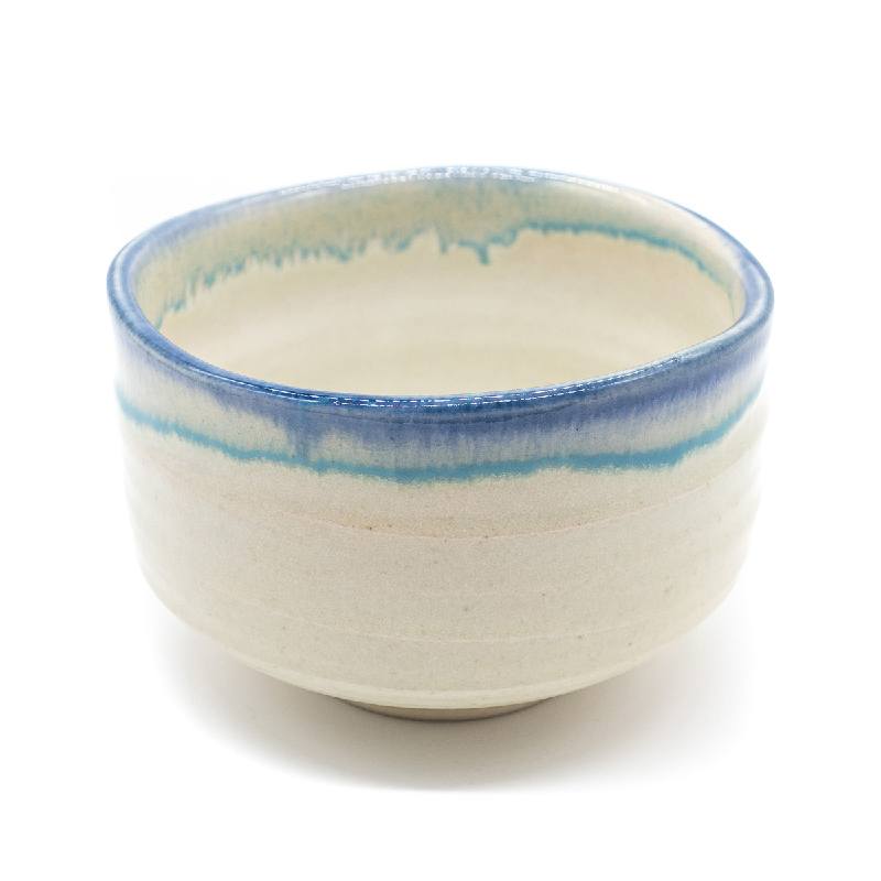 Premium White Clay Matcha Bowl Set - Handcrafted Japanese Tea Ceremony Bowl for Whisking & Serving Matcha - Perfect for Traditional Tea Rituals, Zen Meditation & Home Decor