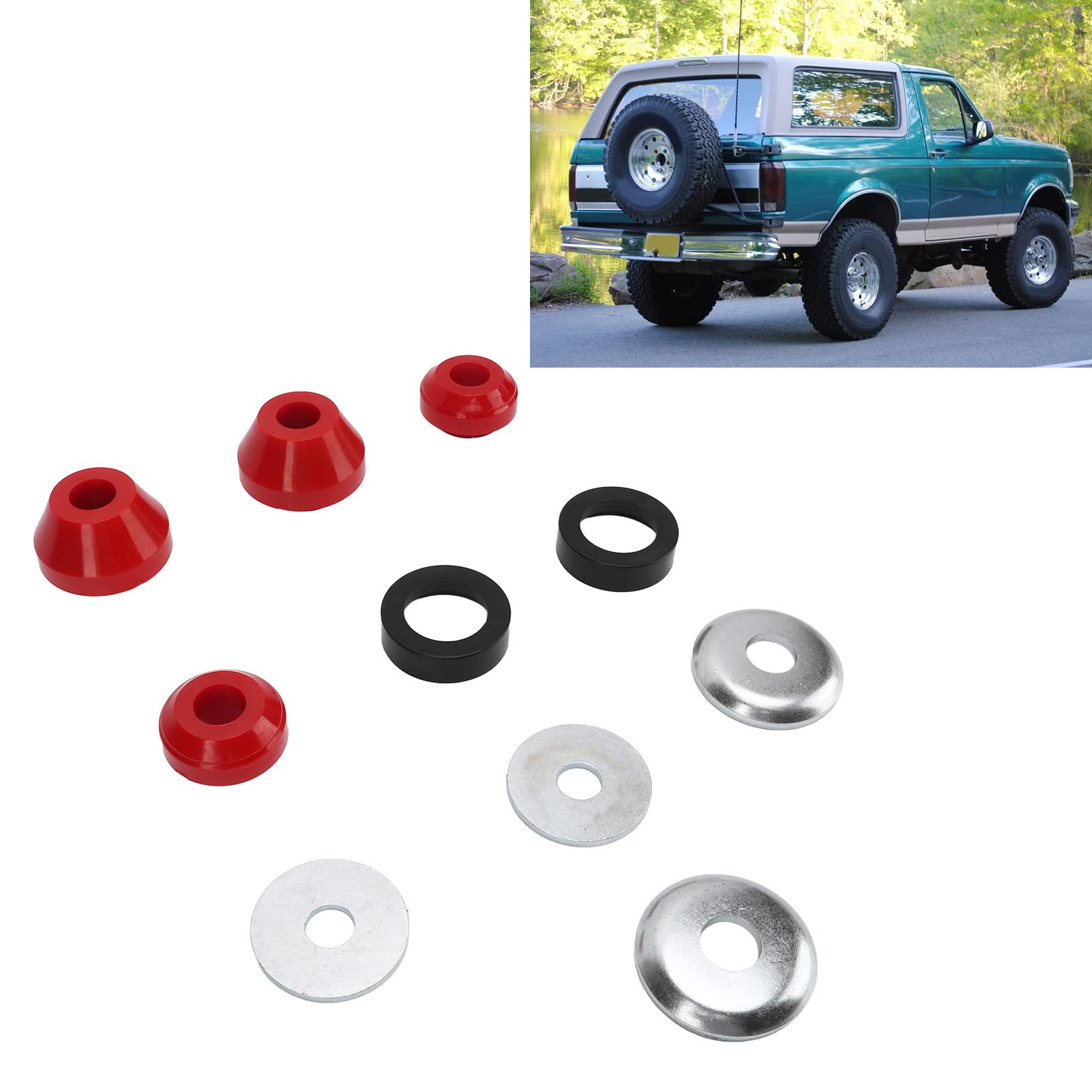 Front Suspension Radius Arm Bushing Kit - 10pcs Professional Auto Repair Parts for Smooth Ride | Easy DIY Installation for Cars, Trucks & SUVs | Perfect for Off-Roading & Daily Commuting