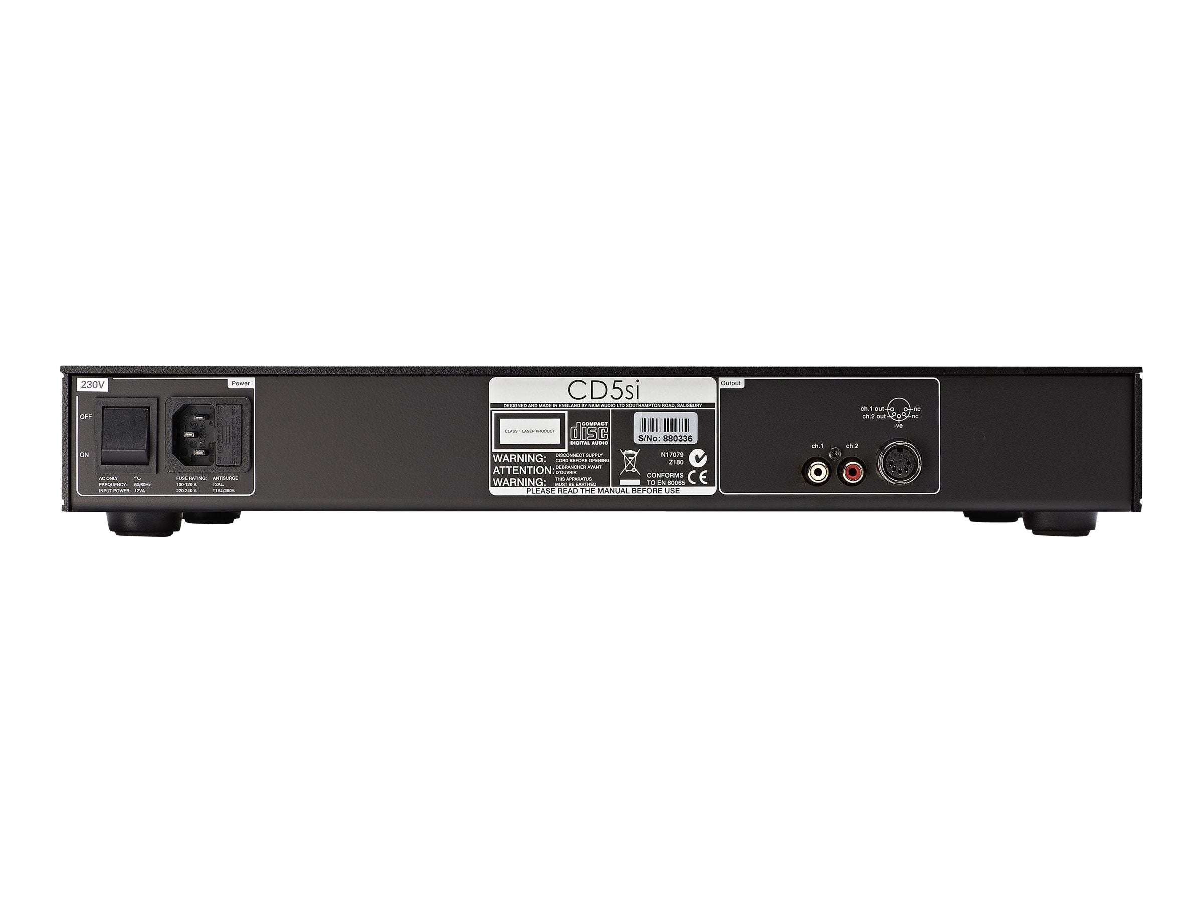 Naim CD5 Si CD Player - High-End Audiophile CD Player for Home Audio & Music Enthusiasts | Perfect for Hi-Fi Systems & Music Listening Rooms