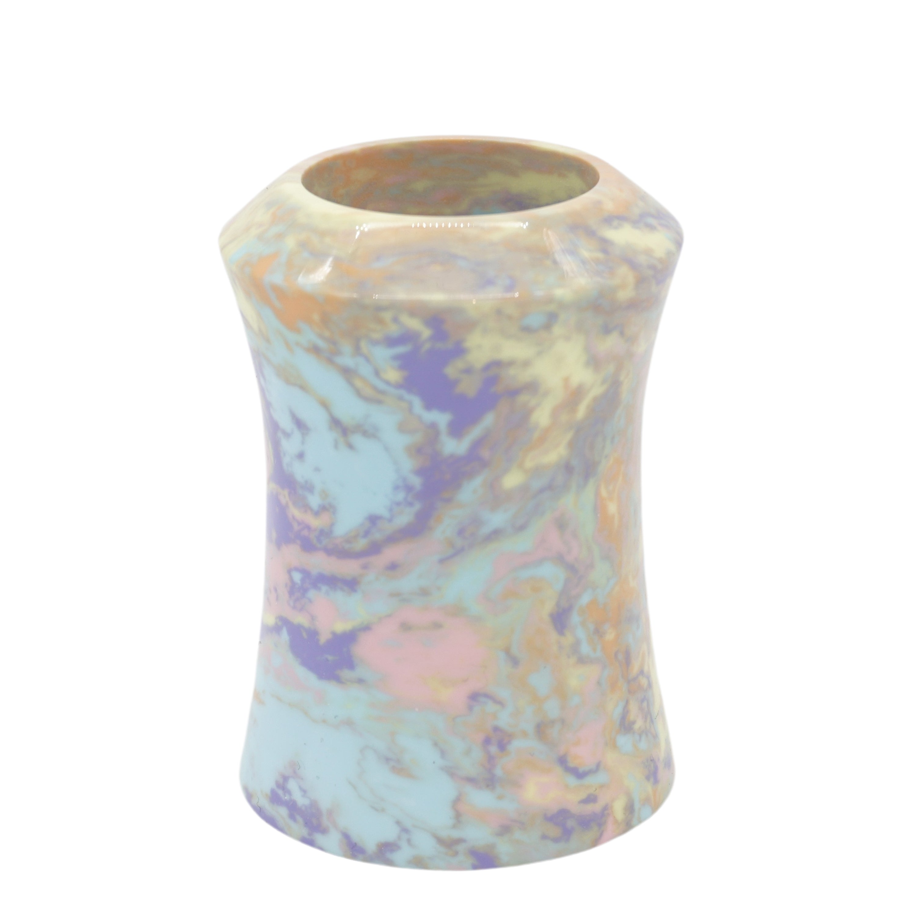 Handmade Spring Pastel Tie Dye Shaving Brush Handle - Fits 24mm & 26mm Knots - Perfect for Wet Shaving & Grooming Gifts