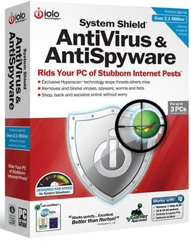 Best IOLO System Shield Antivirus & AntiSpyware Software - Whole Home License Download for PC Protection | Secure Your Family's Devices from Viruses & Malware | Perfect for Home & Office Cybersecurity
