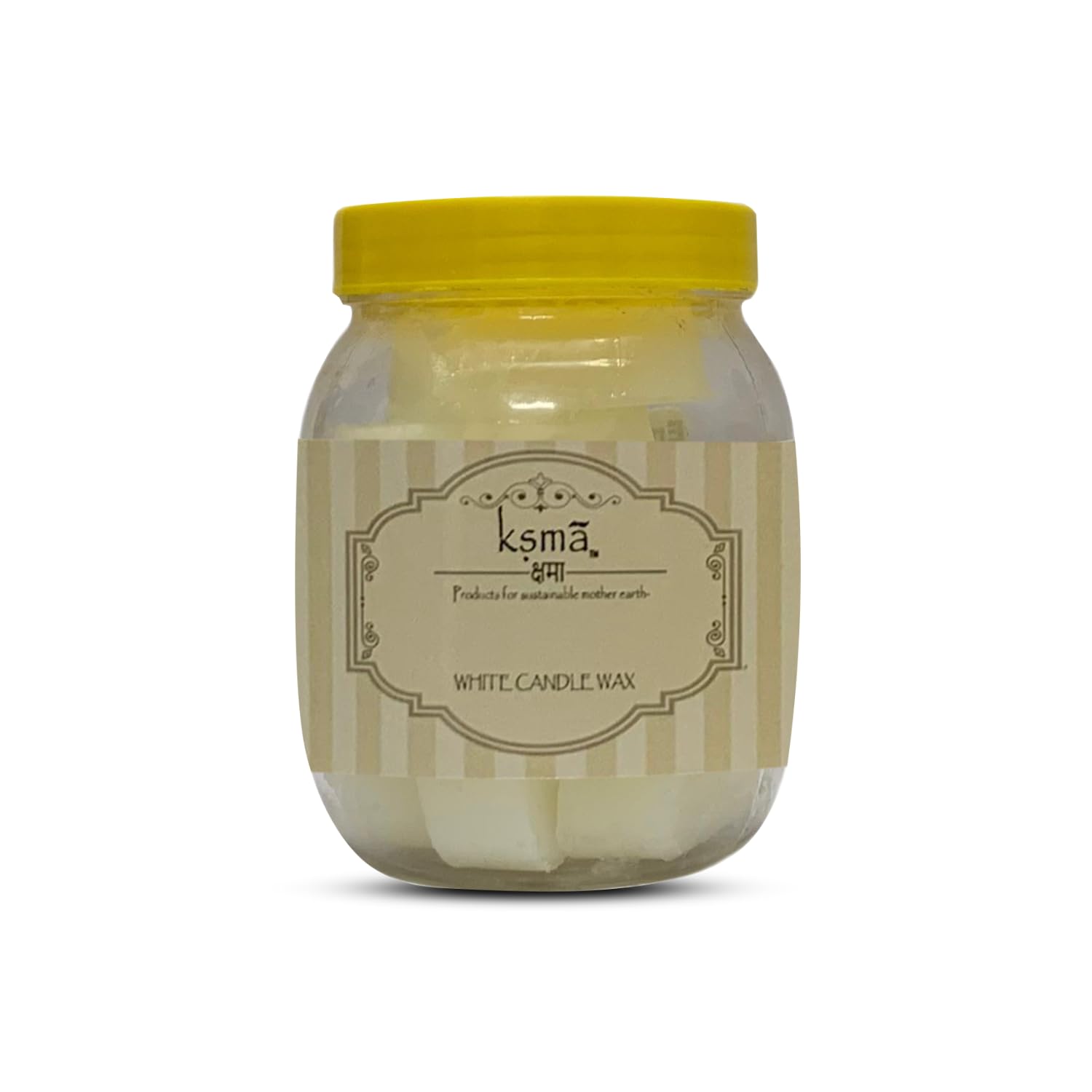 Ksma White Candle Wax - 200g Pure Paraffin Wax for Smooth, Clean Burning Candles | DIY Candle Making, Home Decor & Craft Supplies | Perfect for Aromatherapy, Wedding Centerpieces & Relaxation Gifts