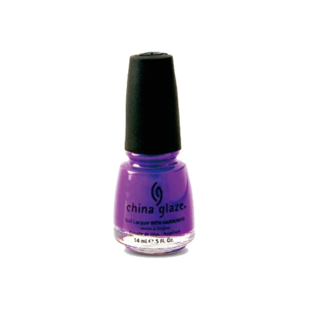 China Glaze Flying Dragon Nail Polish 0.5 oz - Vibrant Purple for Parties & Nail Art