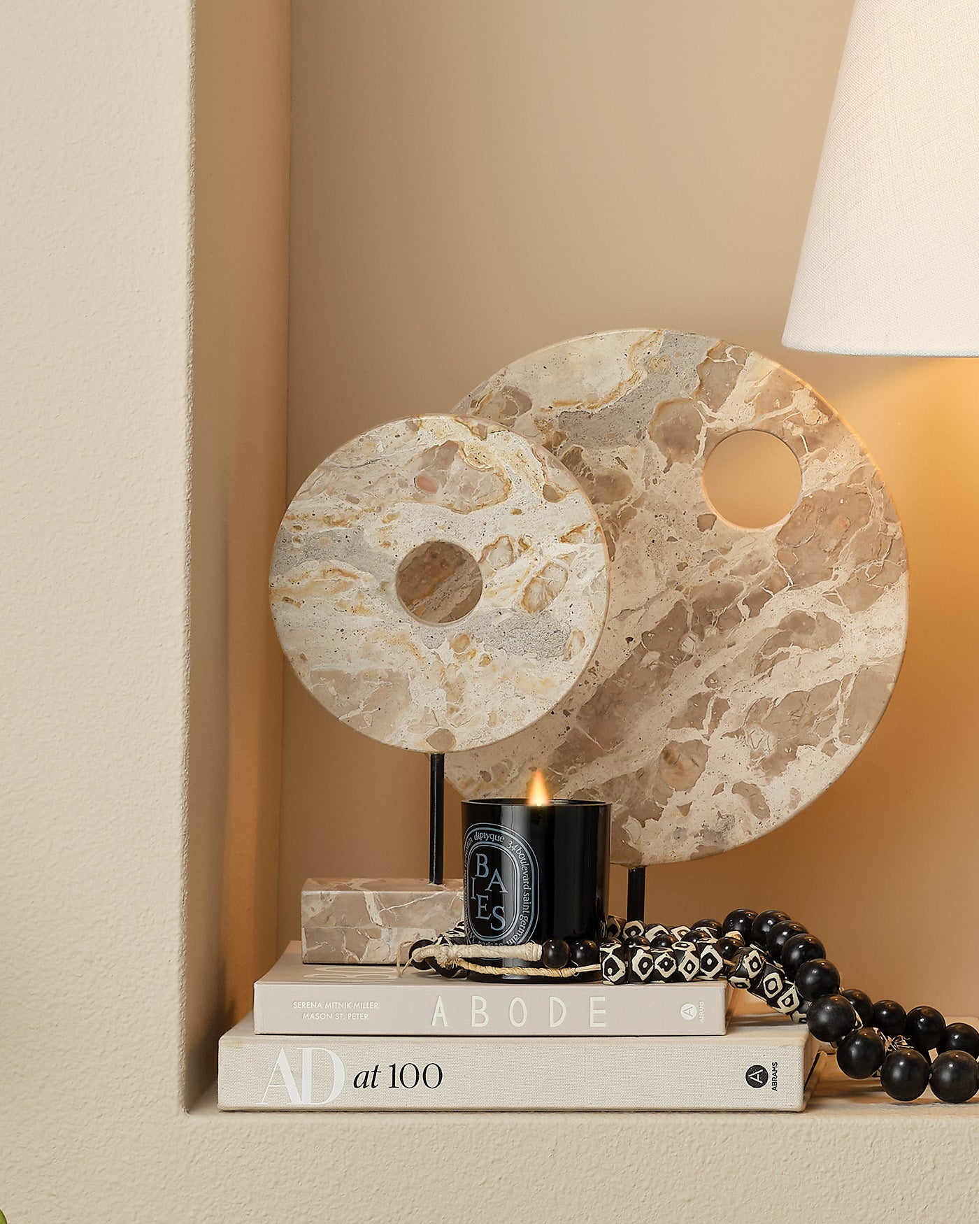 Elegant Marble Stand for Home Decor - Premium Stone Display Stand for Jewelry, Perfume & Collectibles - Perfect for Living Room, Bedroom & Office Decor