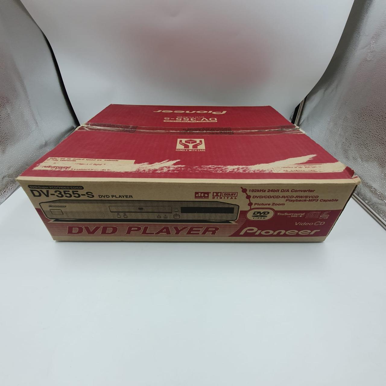 Pioneer DV-355S DVD Player with Remote Control & AV Cables - Compact Home Theater Entertainment for Movies, Music & Gaming