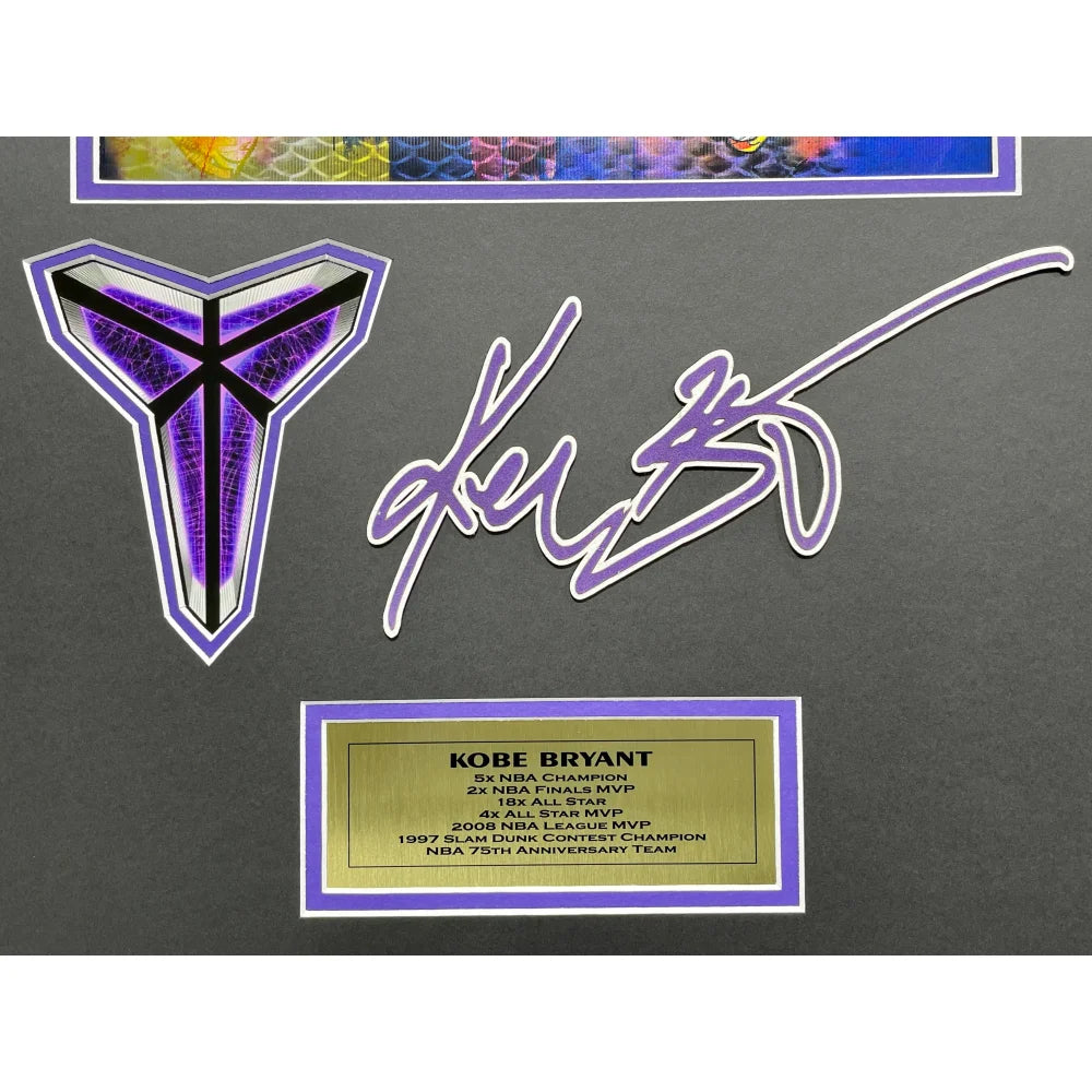 Kobe Bryant Framed 3D Photo Collage - Los Angeles Lakers Memorabilia - Perfect for Home, Office & Sports Fan Gift
