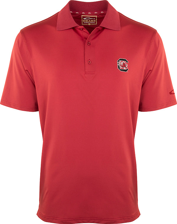 South Carolina Performance Stretch Polo Shirt for Men - Moisture Wicking & Breathable Golf & Casual Wear - Perfect for Work, Sports & Outdoor Activities