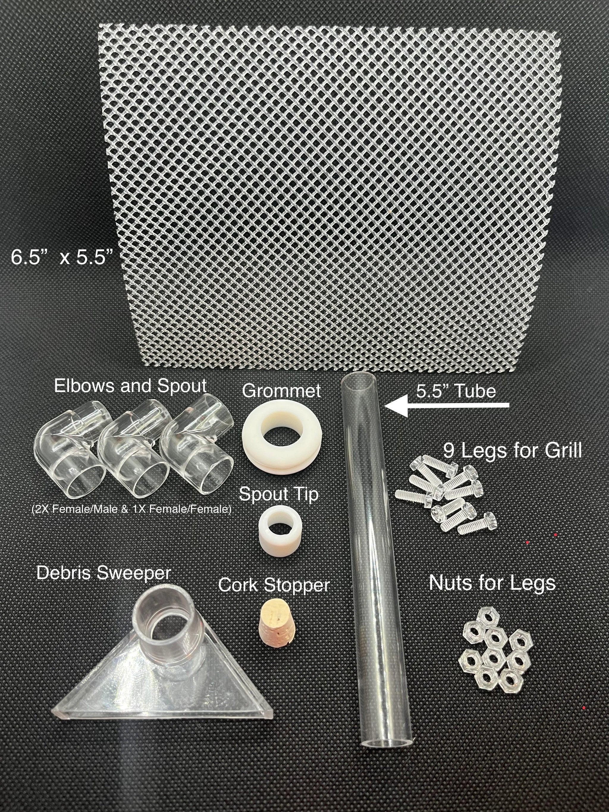 (2 Pack) DIY Self Cleaning Aquarium Conversion Kit - Easy Maintenance for Any Container, Bowl or Fish Tank | Perfect for Home, Office & Classroom Fishkeeping | Low Maintenance Aquarium Solution for Beginners & Experts