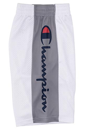 Champion Boys Heritage Script Mesh Shorts - Breathable Athletic Shorts for Kids, Comfortable Running & Basketball Shorts for Boys, Perfect for Sports & Casual Wear
