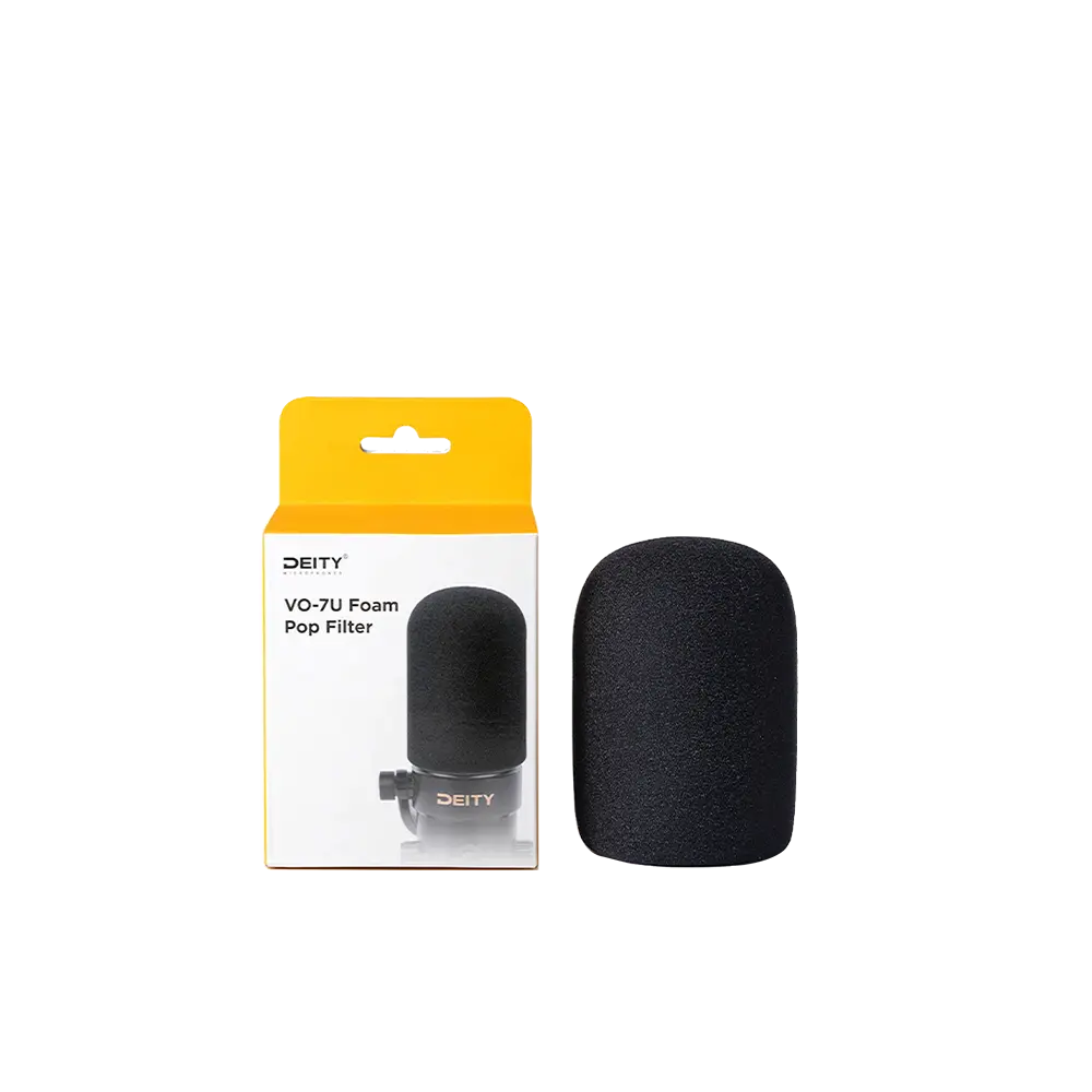 Professional VO 7U Foam Pop Filter - Microphone Windscreen for Studio Recording & Live Streaming - Reduces Plosives & Breath Noise - Perfect for Podcasting, Voiceovers & Music Production