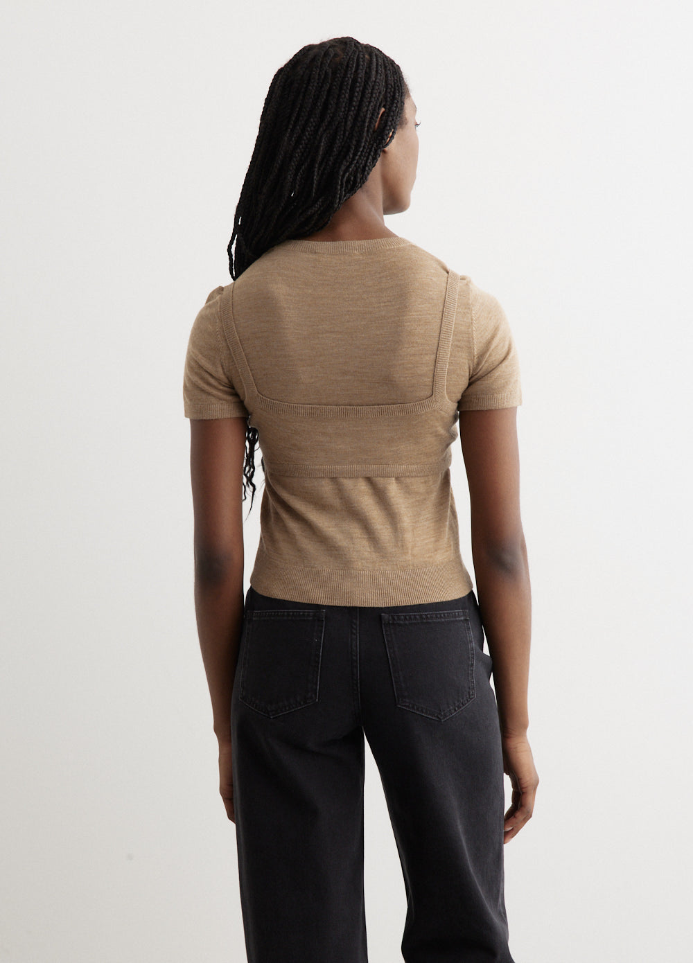 Barley Sweater Peanut 282 - Brown Knit Sweater for Women | Cozy Fall & Winter Fashion | Perfect for Casual Outings and Office Wear