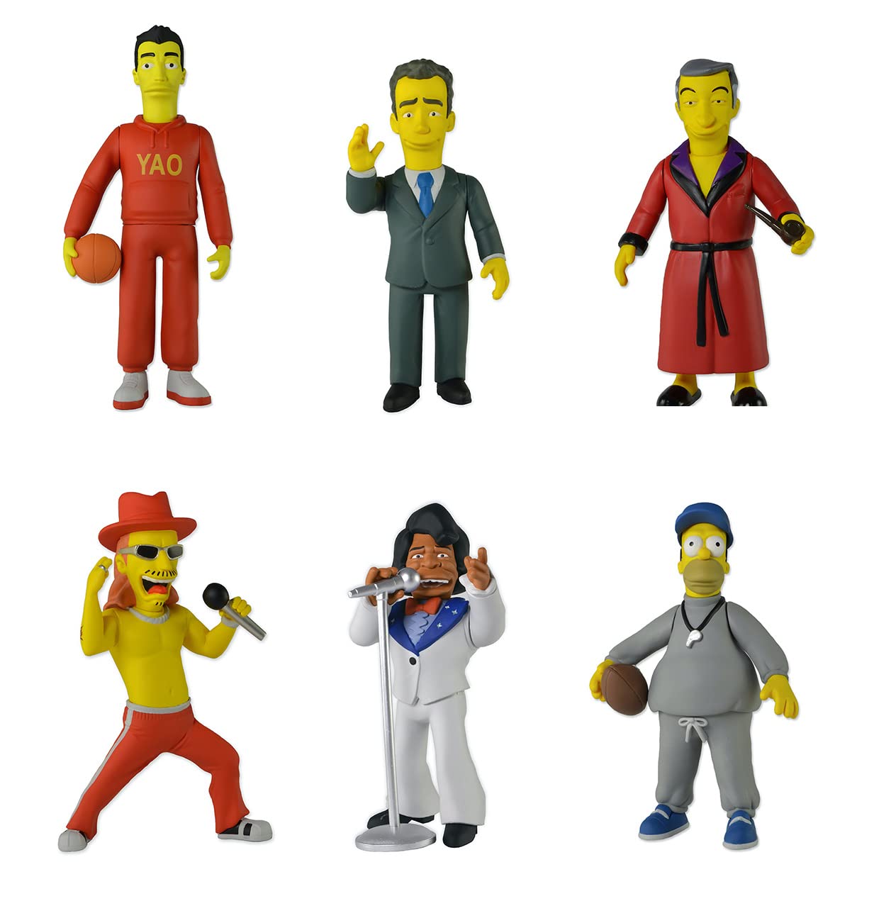 NECA The Simpsons 25th Anniversary Series 1 Tom Hanks 5-Inch Action Figure - Collectible Toy for Fans, Display & Gift for Simpsons Lovers