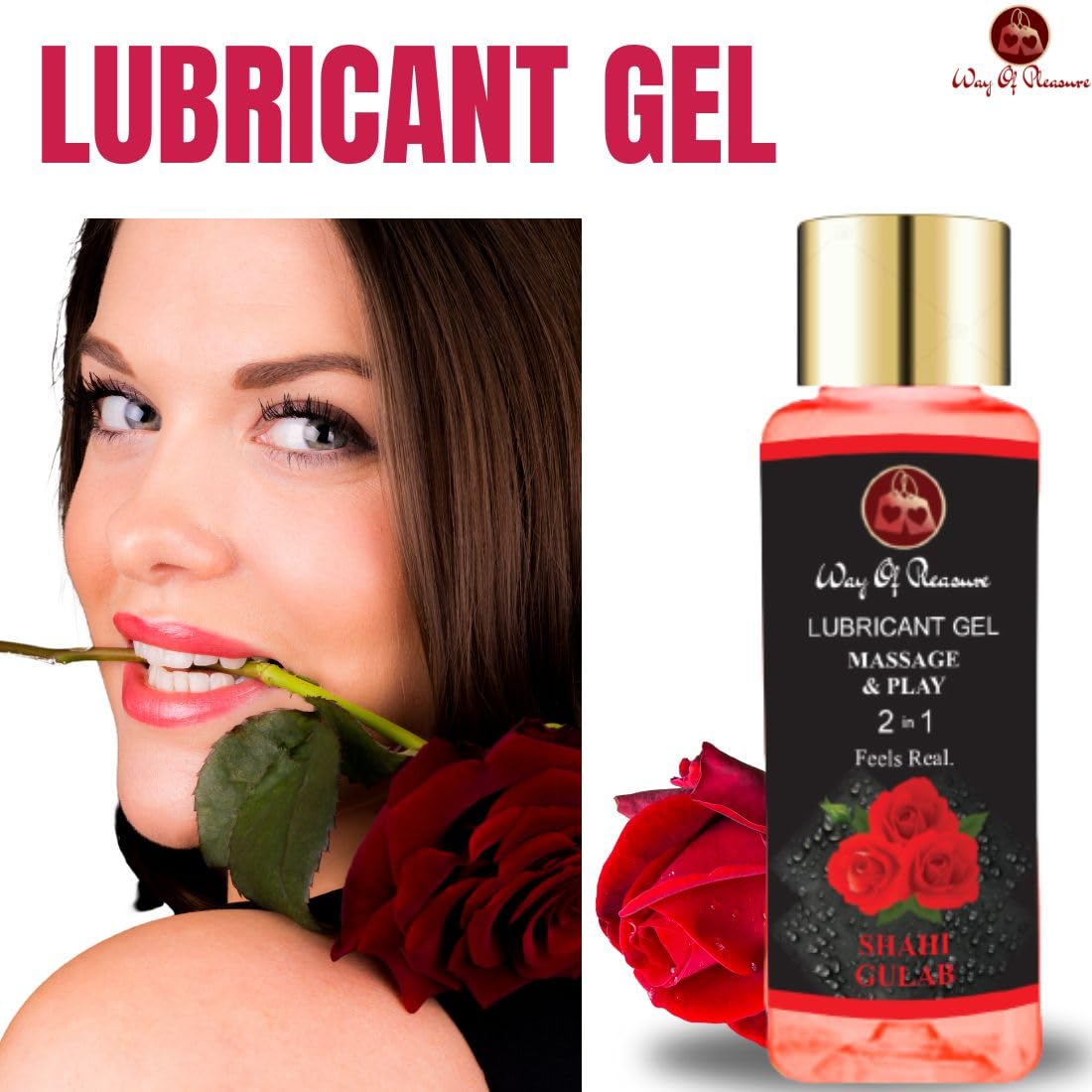 Organic Rose Water Facial Cleansing Gel with Natural Rose Fragrance - Pack of 2 | Gentle Face Wash for Dry & Sensitive Skin | Perfect for Morning & Night Skincare Routine