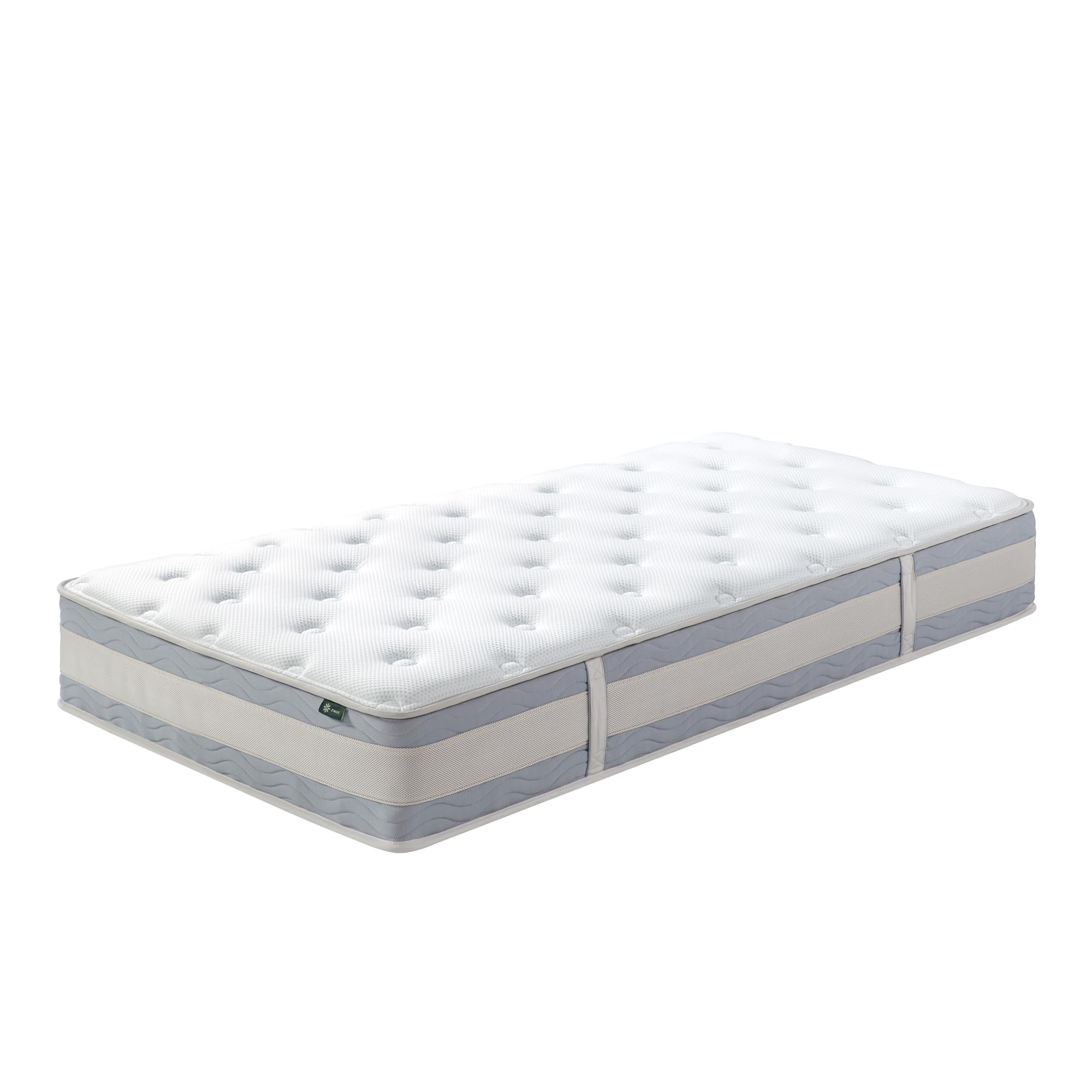 ZINUS 10 Inch Hybrid Mattress - Twin Size, Fiberglass Free, Medium Plush Comfort with Motion Isolation | CertiPUR-US Certified Foams & Fabric | Mattress in a Box for Bedroom, Guest Room & Dorm Use