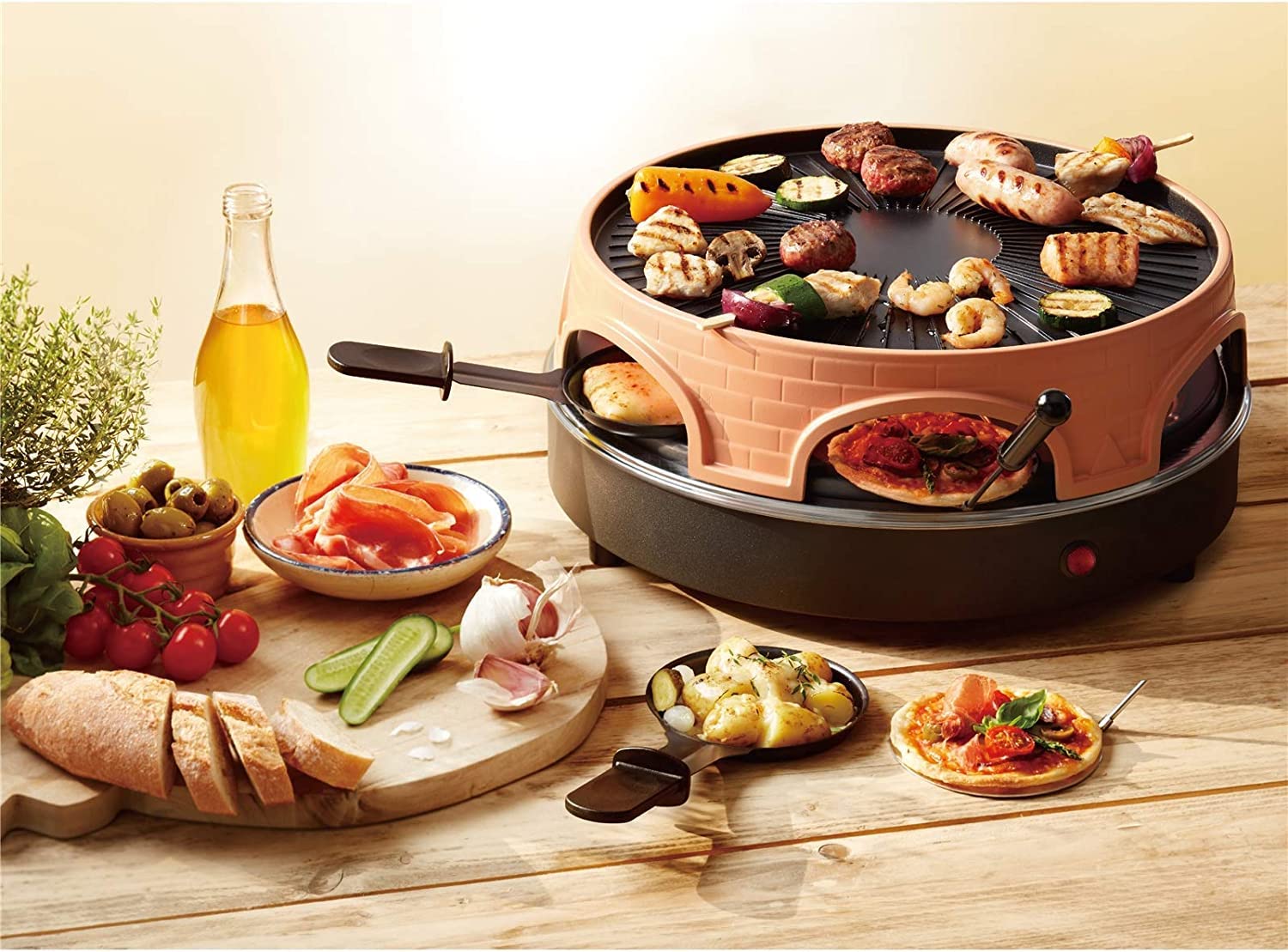 Multifunctional Electric Oven & Smokeless Indoor Grill - Household Korean BBQ, Pizza Maker for Home Kitchen | Perfect for Family Gatherings, Parties & Quick Meals
