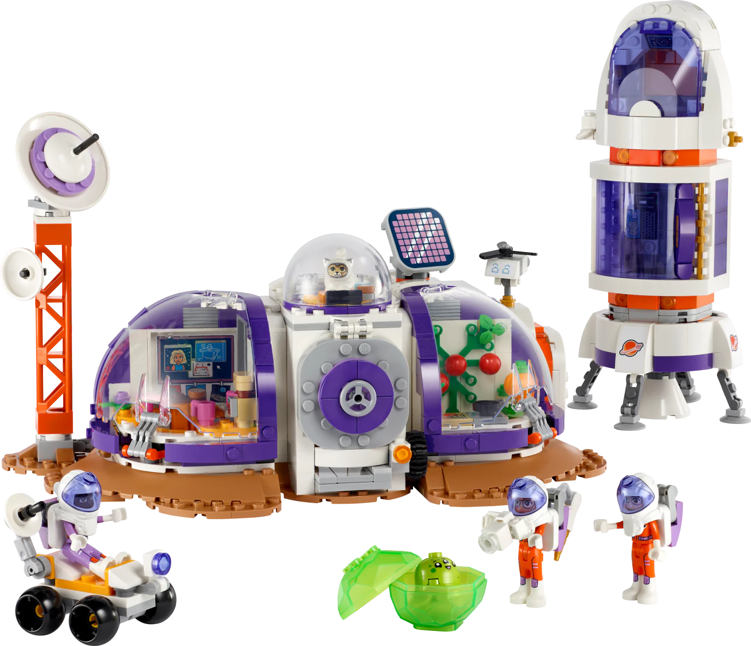 LEGO® Friends™ Mars Space Base and Rocket Building Toy Set for Kids - STEM Learning & Creative Play - Perfect for Space Adventures & Imaginative Playtime