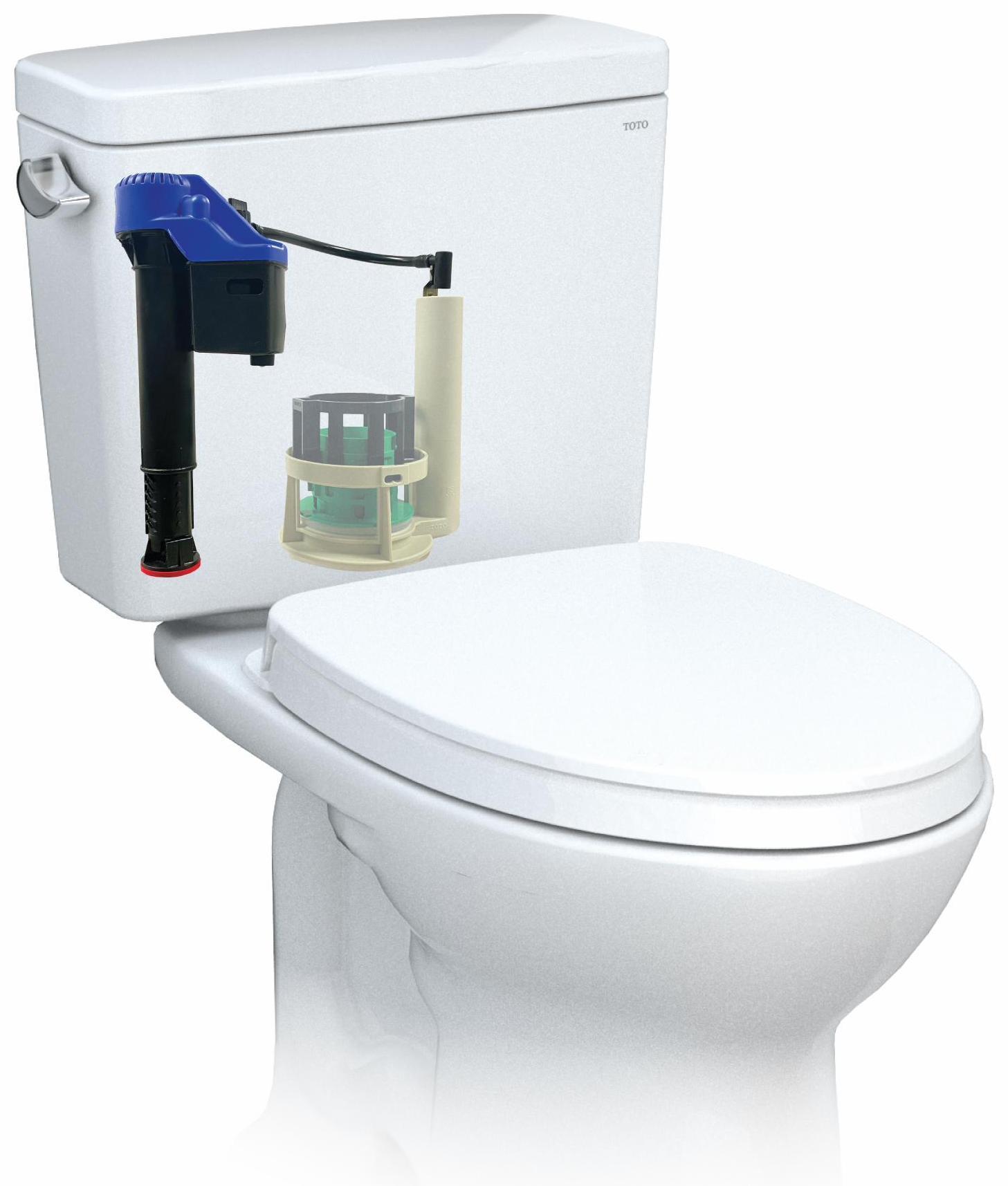 TOTO TSU99A.XR Bronze Adjustable Toilet Tank Fill Valve Replacement - Compatible with TOTO Toilets, Easy DIY Installation for Home Bathroom Repair & Maintenance