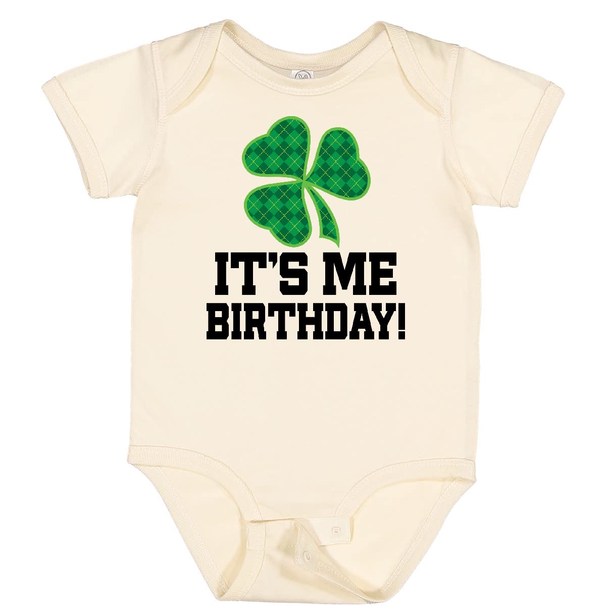 Inktastic Irish Shamrock Birthday Baby Bodysuit - Green St. Patrick's Day Outfit for Newborns & Infants - Perfect for First Birthday, Baby Showers & Holiday Photos