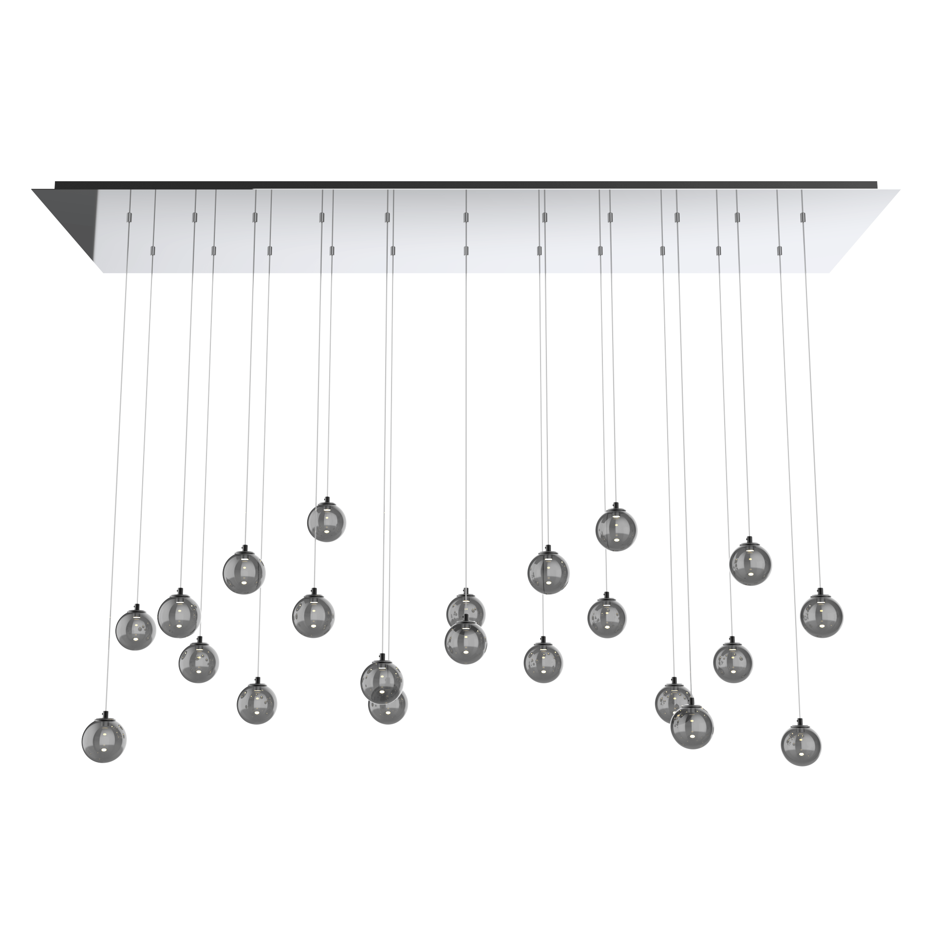 Custom Cascade LED Pendant Light - Modern Dimmable Hanging Fixture for Dining Room, Kitchen Island & Bedroom Decor