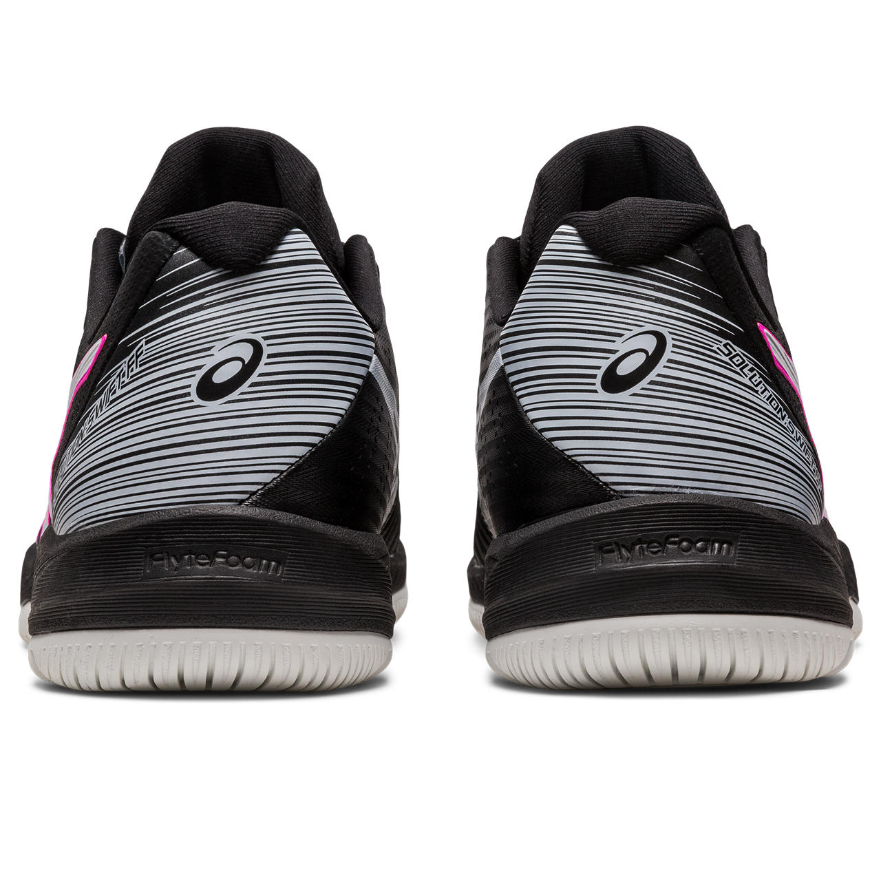 ASICS Solution Speed FF Men's Tennis Shoes - Lightweight Performance Court Shoes for Competitive Play (Black/Pink) | Ideal for Hard Court Tennis, Training & Match Play