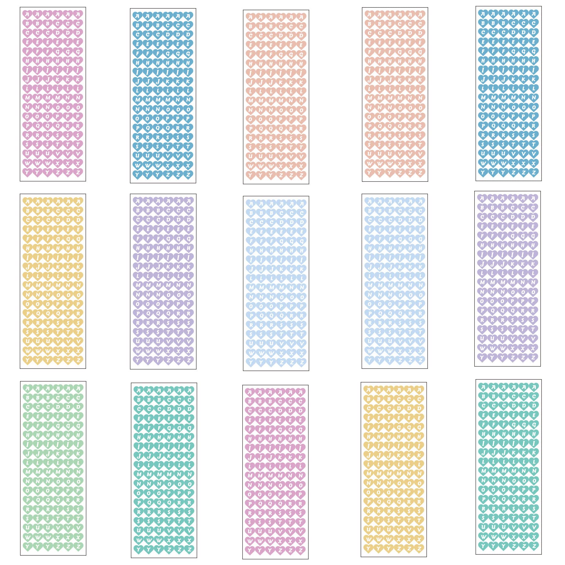 Vibrant 16-Sheet Alphabet Letter Stickers - Colorful Self-Adhesive Decorative Stickers for Scrapbooking, DIY Greeting Cards, Birthday Crafts & Home Decor - Perfect for Arts & Crafts, School Projects, and Party Invitations