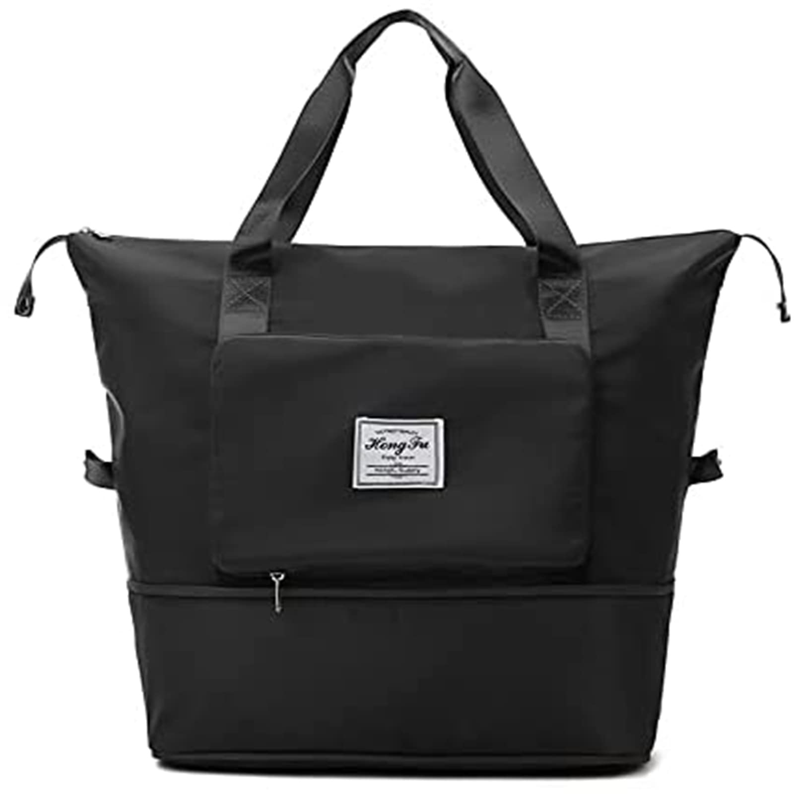 Women's Waterproof Gym Bag - Adjustable Shoulder Weekender Overnight Duffel with Large Capacity | Perfect for Yoga, Sports, Travel & Fitness | Foldable Multifunctional Tote for Workouts, Weekend Getaways & Business Trips