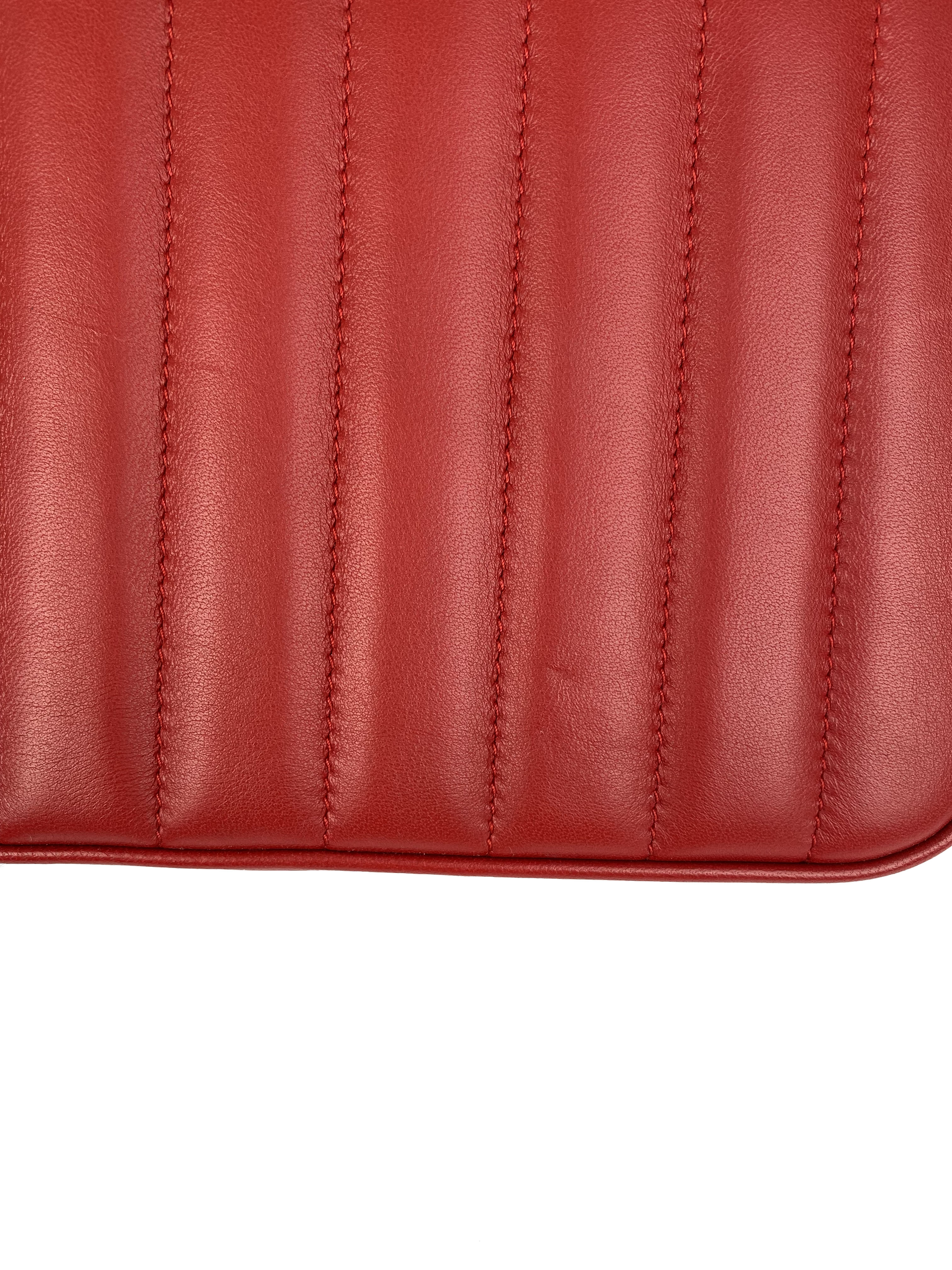 Saint Laurent Small Red Vicky Bag - Luxury Leather Crossbody Purse for Women | Perfect for Date Night, Parties & Everyday Use