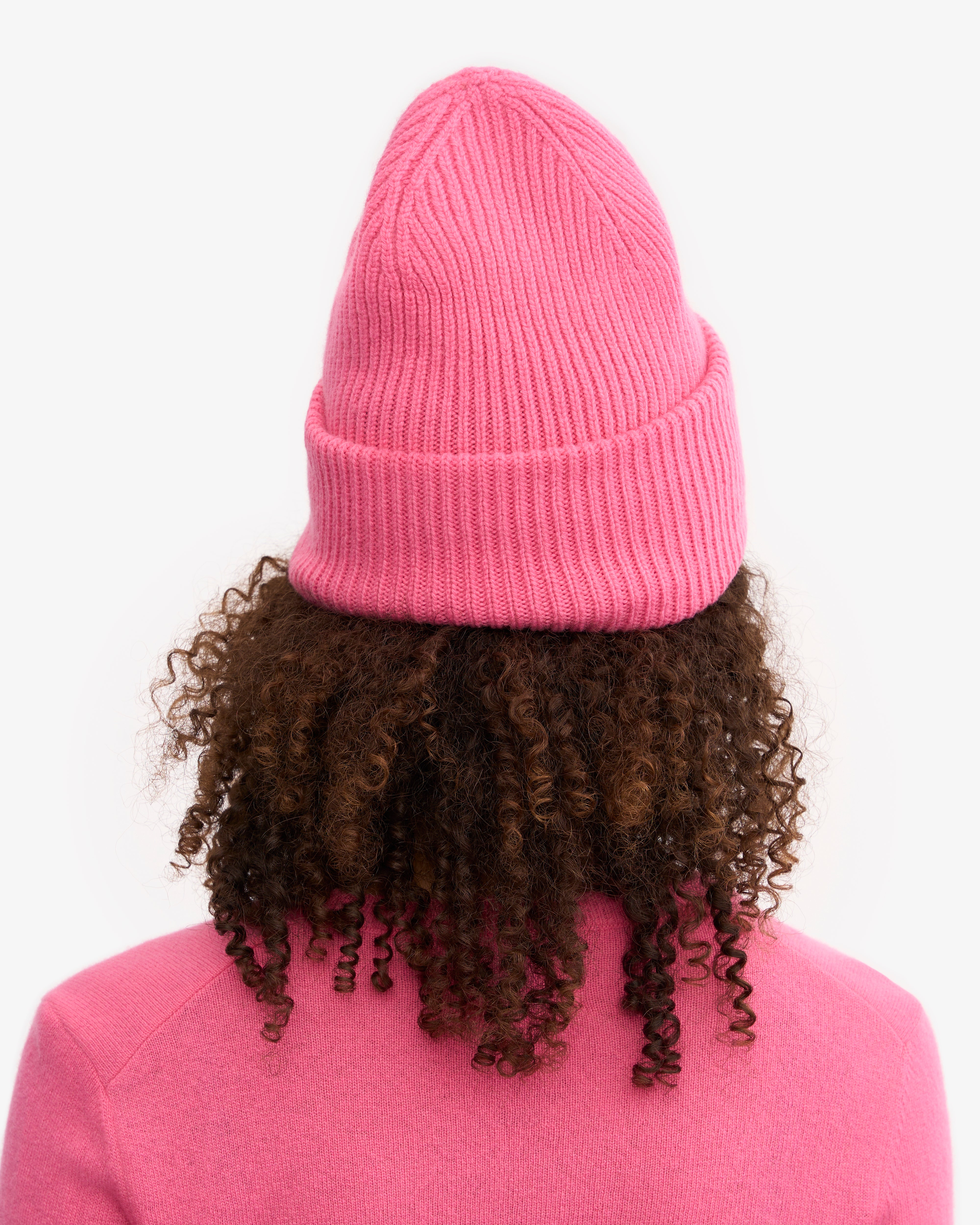 Premium Merino Wool Beanie Hat for Women & Men - Soft & Warm Bubblegum Pink Winter Hat - Perfect for Skiing, Hiking & Cold Weather Activities