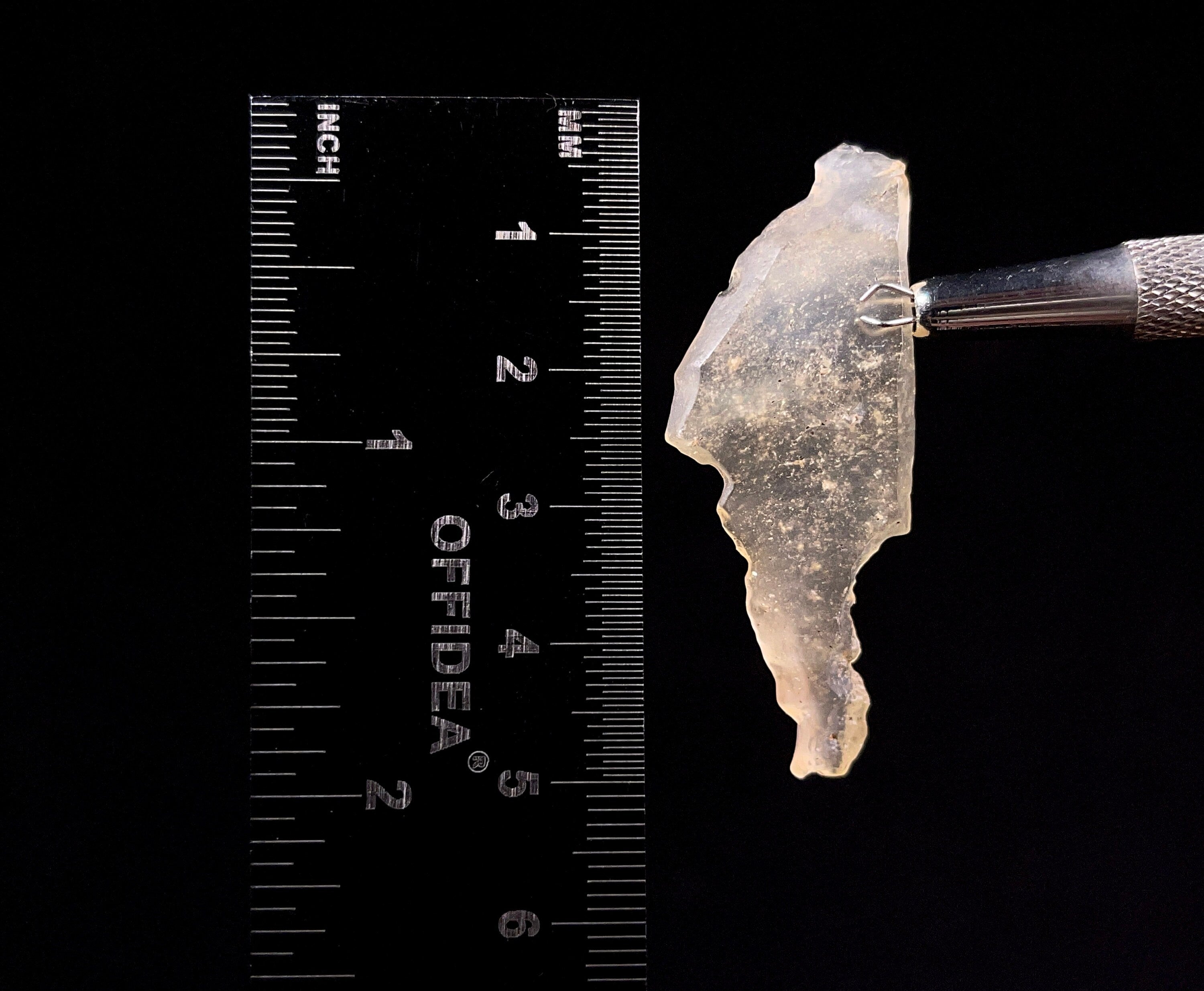 Libyan Desert Glass Raw Crystal - Rare Natural Stone for Chimes, Raw Rocks & Minerals Collection, Unique Spiritual Gift & Home Decor | Perfect for Meditation, Healing & Crystal Display