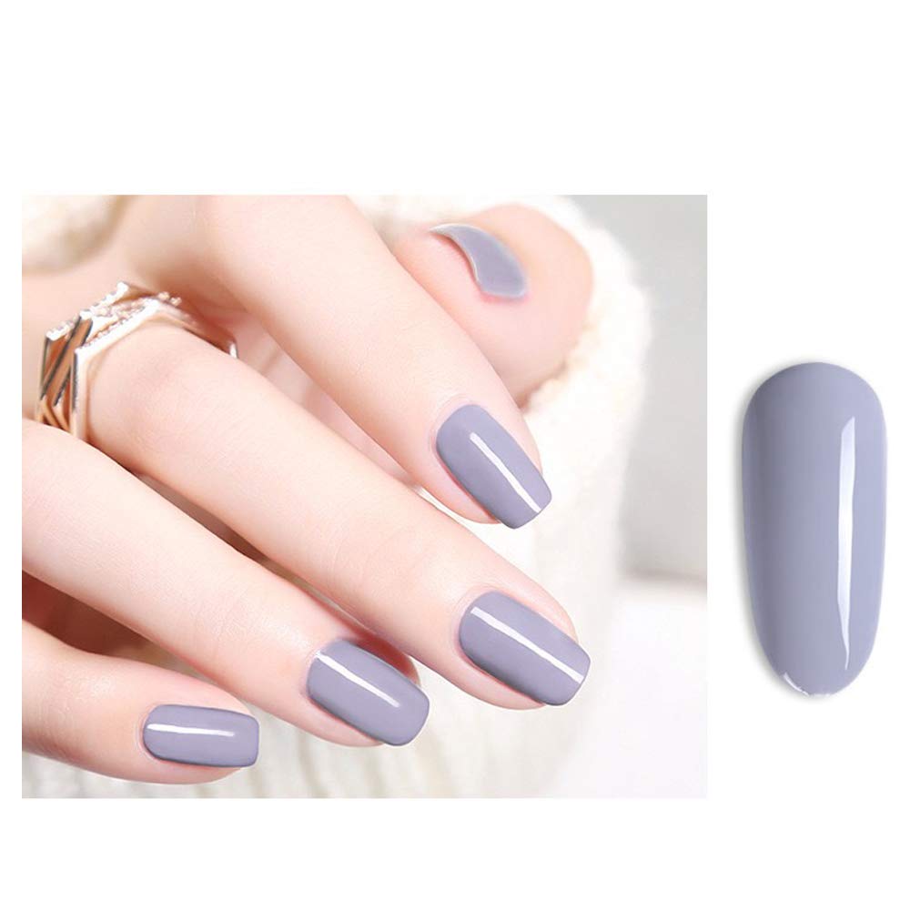 Vishine 6-Piece Gray Gel Nail Polish Set - Soak Off UV Gel Nail Lacquer Kit for Manicure & Nail Art | Perfect Starter Gift Set (8ml Each) | Salon Quality & DIY Home Nail Care