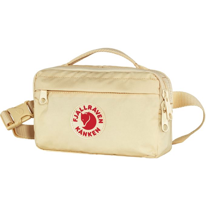 Fjallraven Kanken Hip Pack - Light Oak Crossbody Bag for Women & Men | Water-Resistant & Durable | Perfect for Travel, Hiking & Daily Use