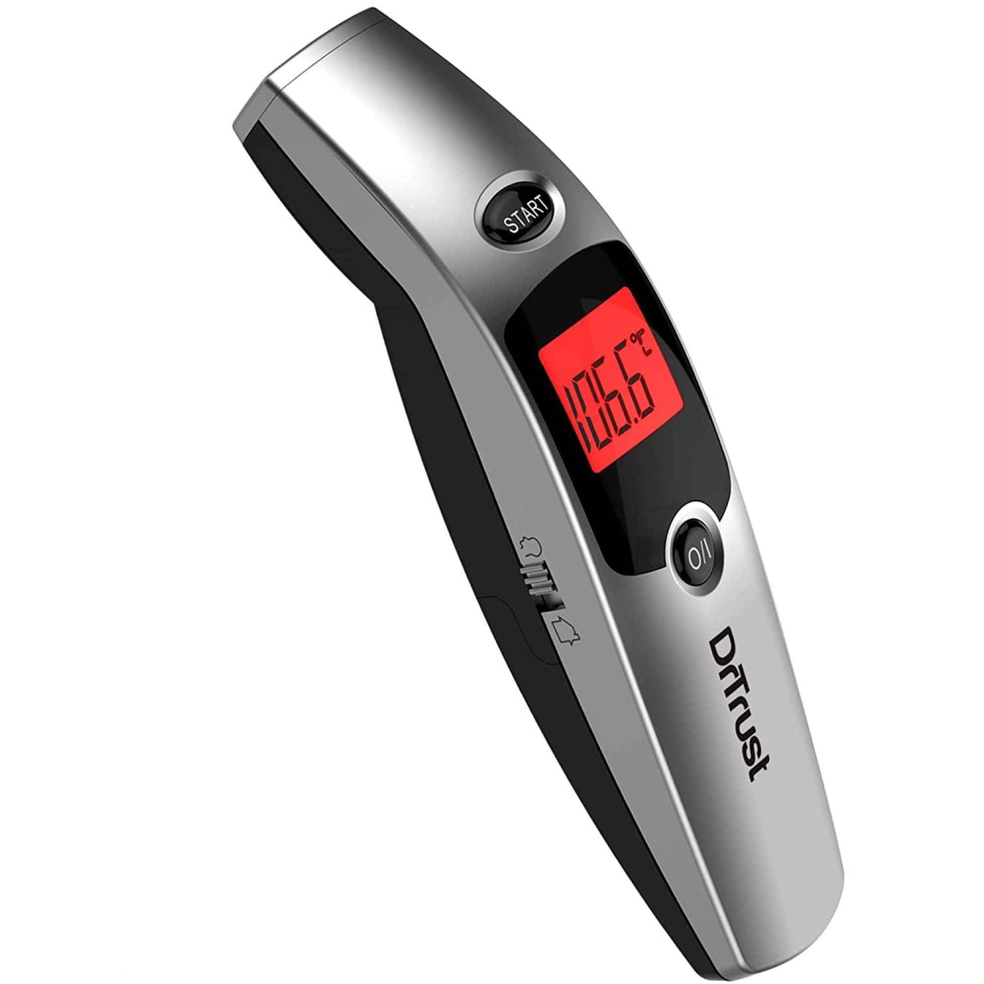 Dr Trust USA Non-Contact Infrared Forehead Thermometer - Fast & Accurate Digital IR Temperature Scanner for Adults, Kids & Babies - Perfect for Home, Office & Travel Use