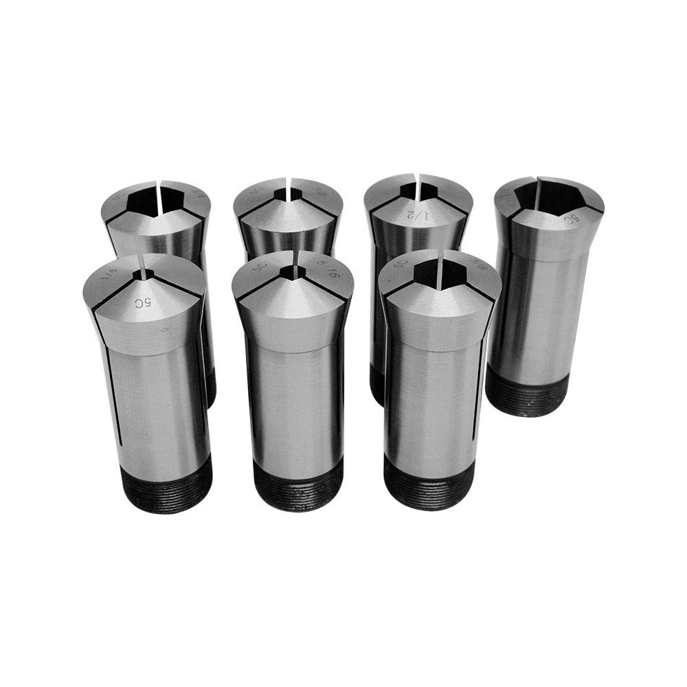 7-Piece 5C Hex Collet Set 1/4