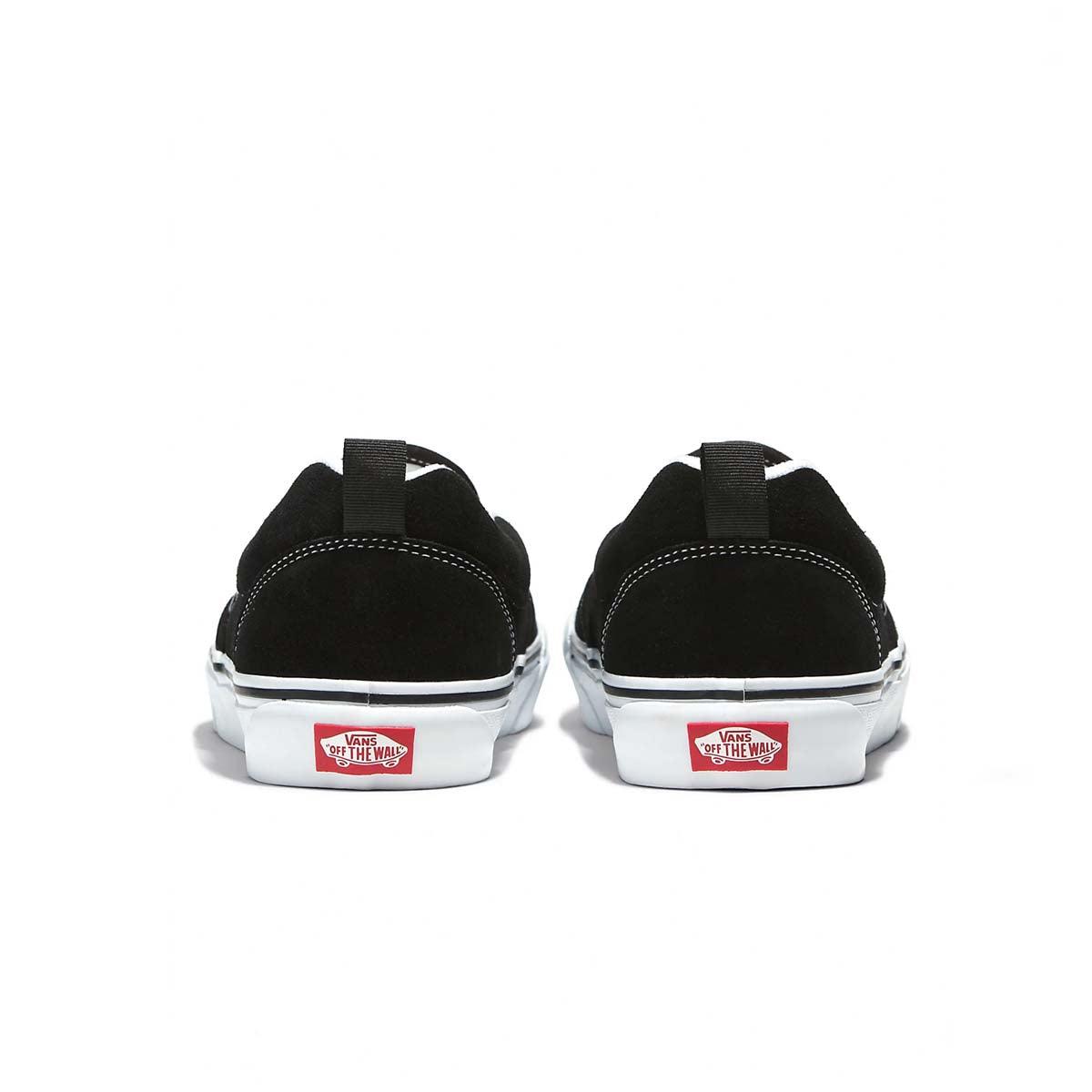 Knu Slip 'Black True White' - Comfortable & Stylish Slip-On Shoes for Men & Women - Perfect for Casual Wear, Work, and Everyday Use