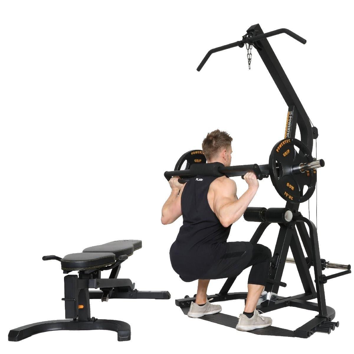Powertec WorkBench LeverGym - Professional Home Gym Equipment for Strength Training & Full Body Workouts - Perfect for Home Gym, Garage Gym & Fitness Enthusiasts