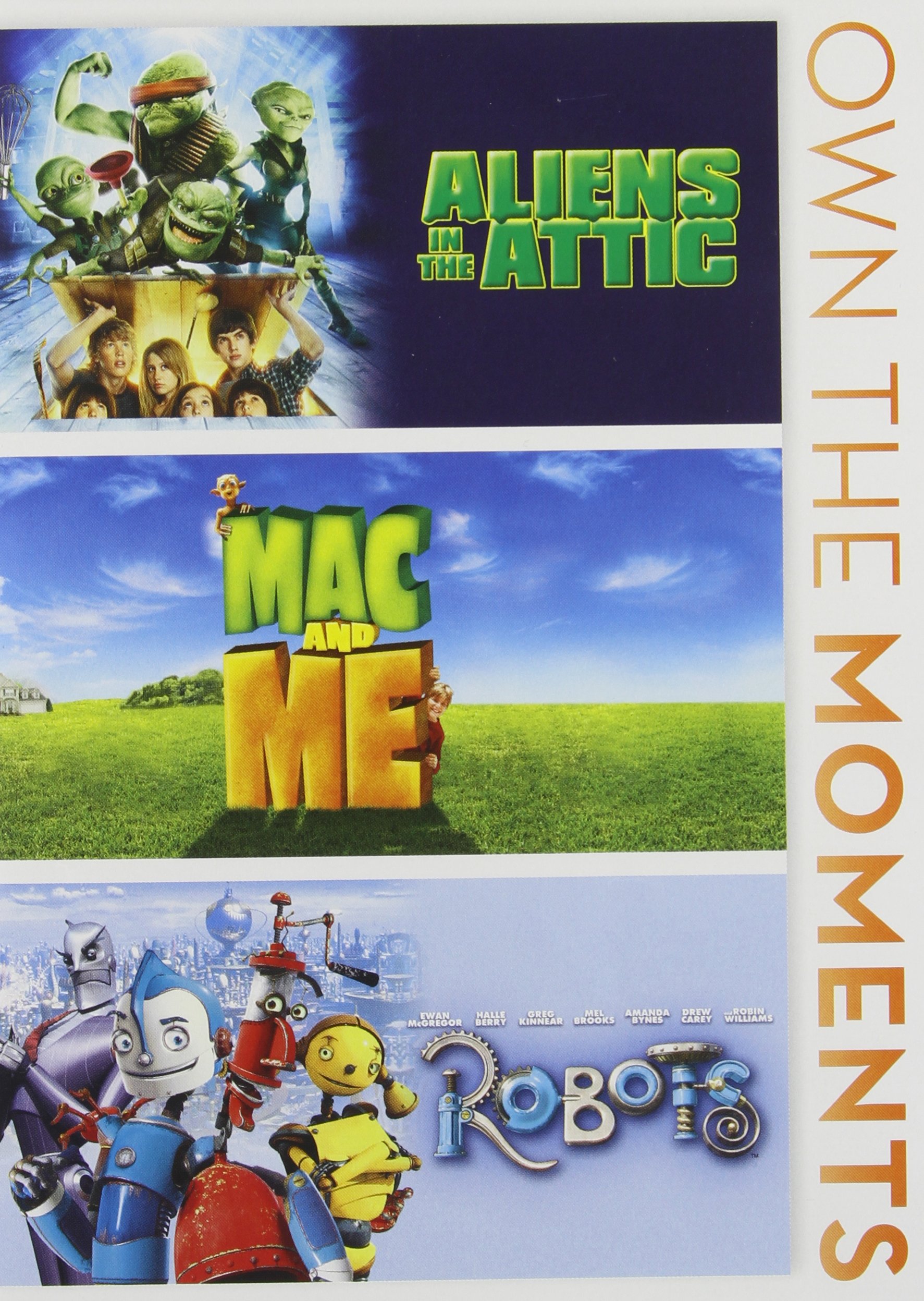 Best Sci-Fi Movie Collection: Aliens in the Attic, Mac & Me, Robots - Perfect for Family Movie Nights & Sci-Fi Lovers